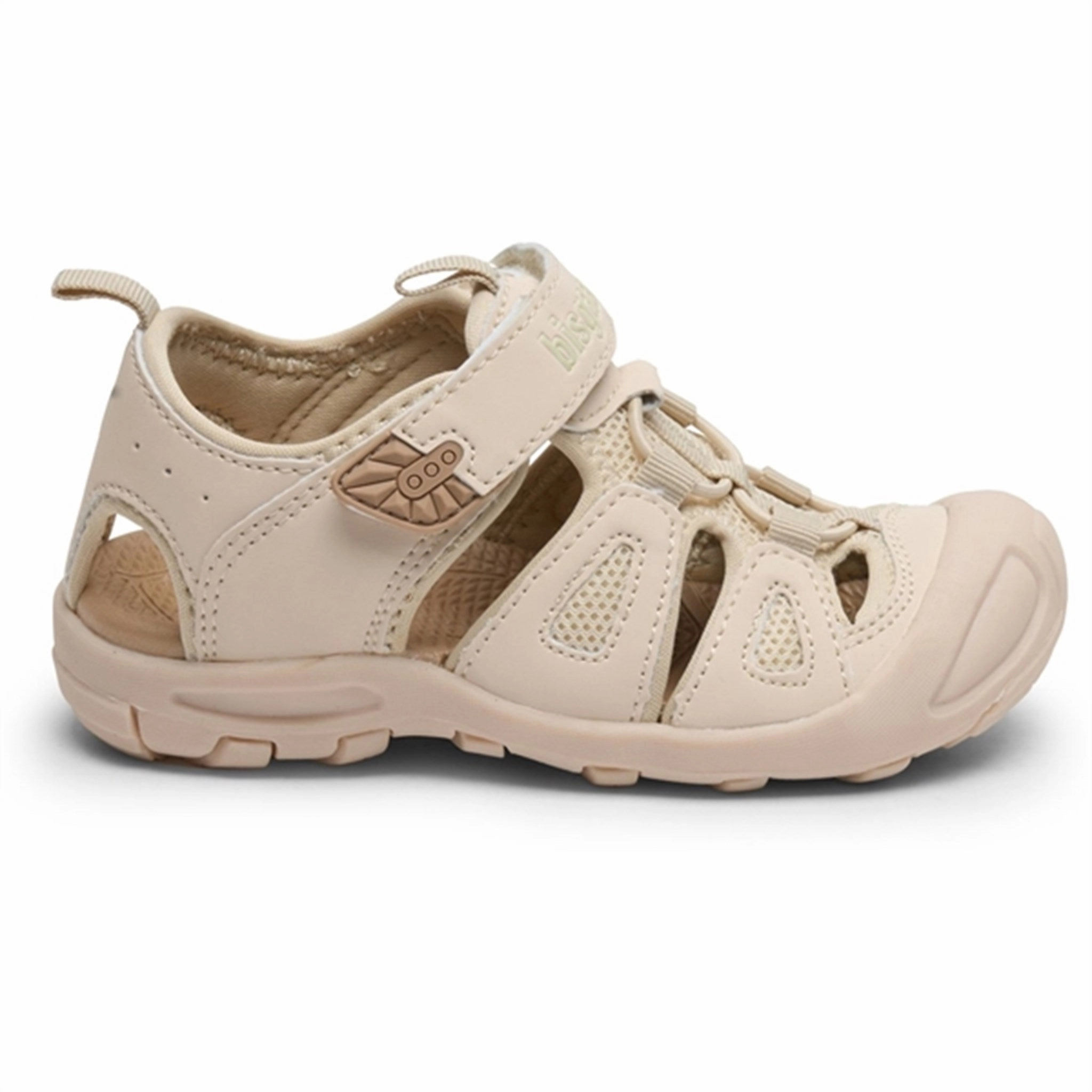 rubber Bisgaard Parker Velcro Sandal Off White