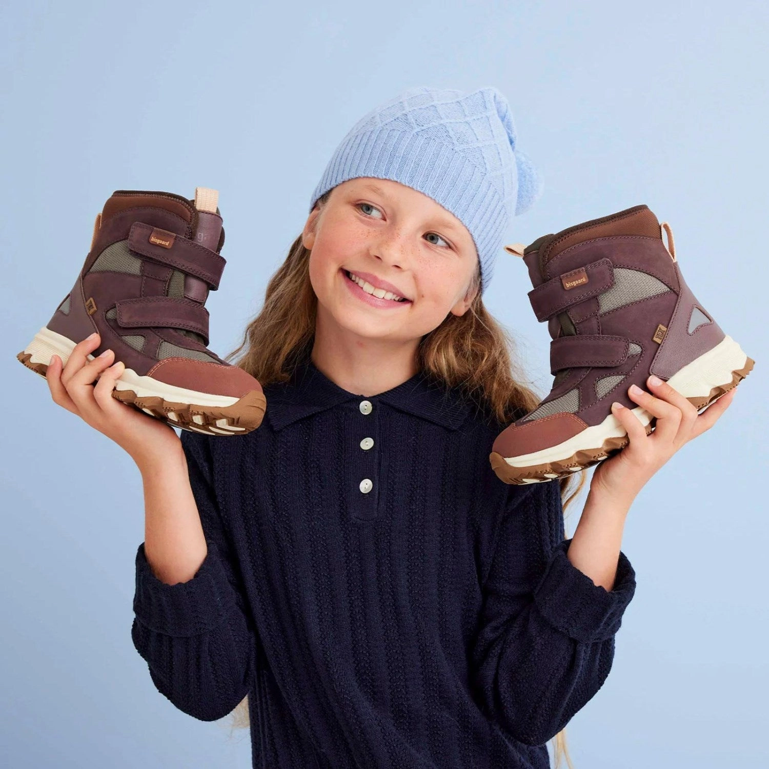 Closed Toe Anti Odor Snowy Path Bisgaard Plum Edon Tex Vinterst?vler