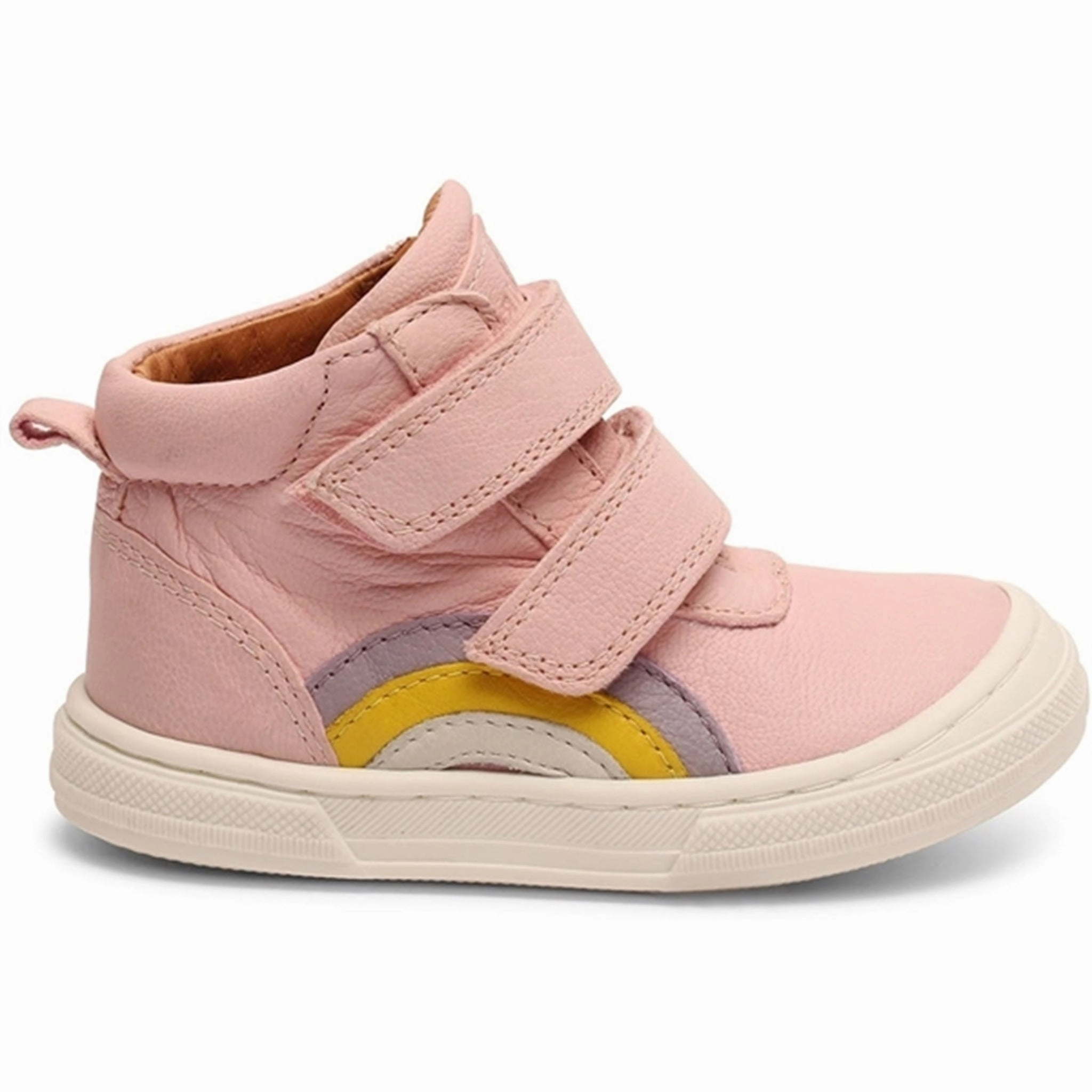 Water Resistant Bisgaard Rainbow Velcro Shoe Rose