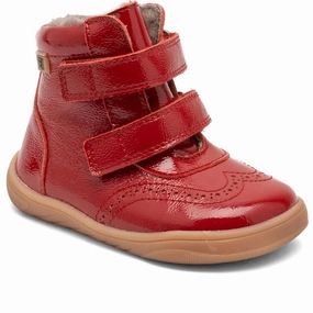 Bisgaard Red Patent Barefoot Philine Tex Everyday Protection Flexible Frame Weekend Camping