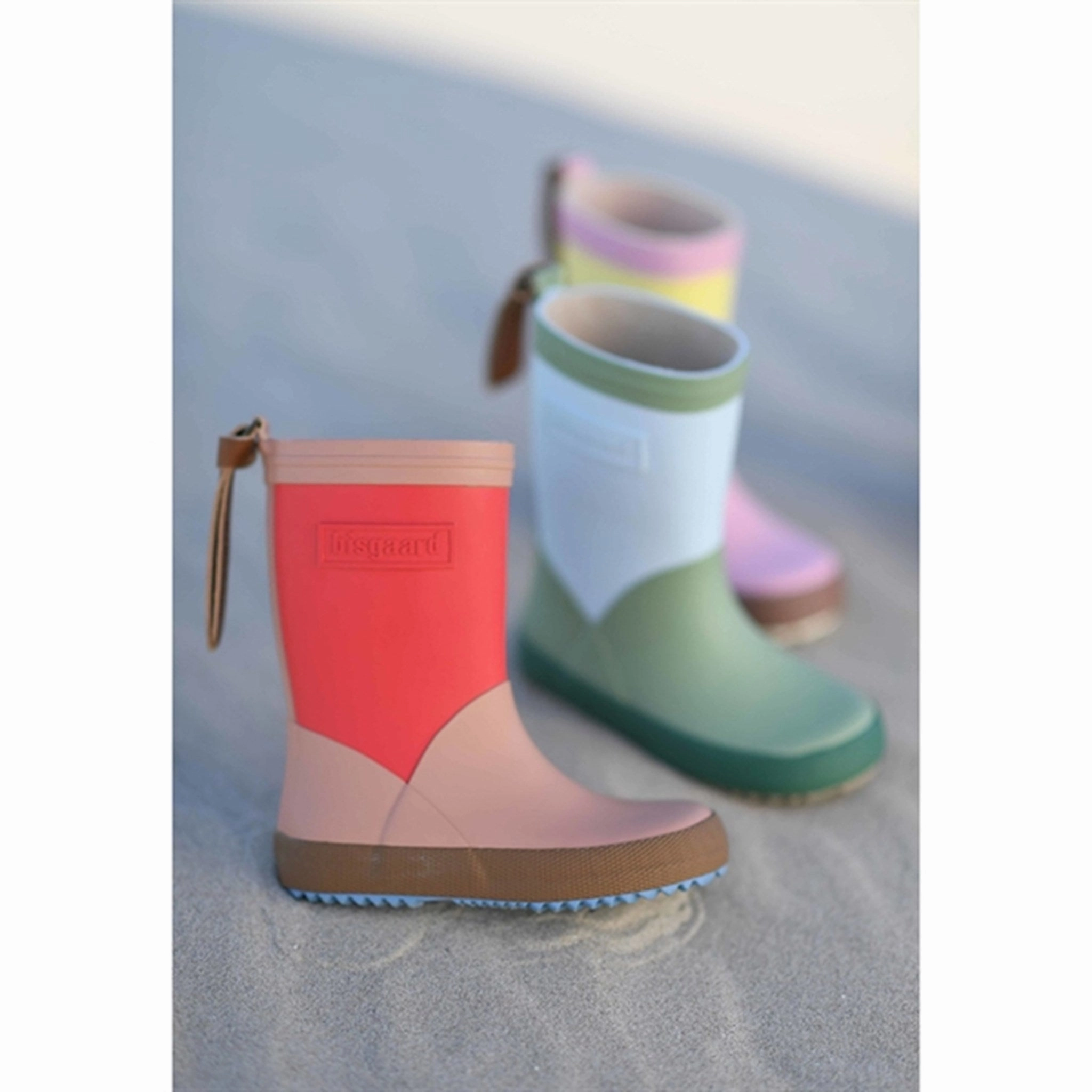 Bisgaard Rubber Boots Fashion II Raspberry Snow Storm