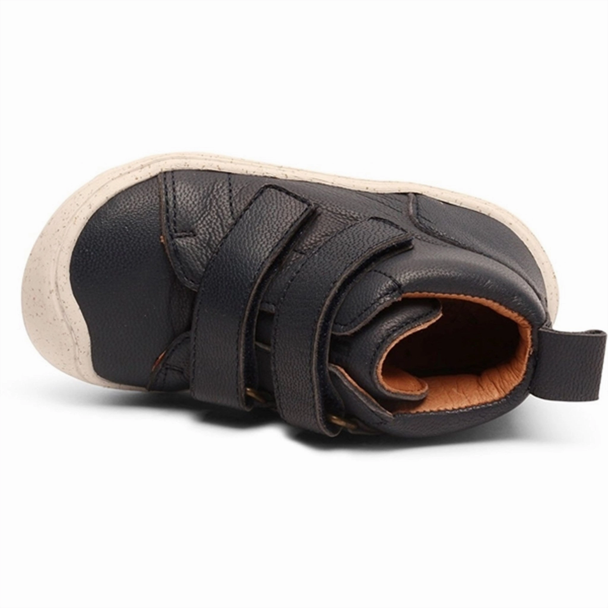 Bisgaard Sara V First Step Shoe Navy Quick Lace Mechanism