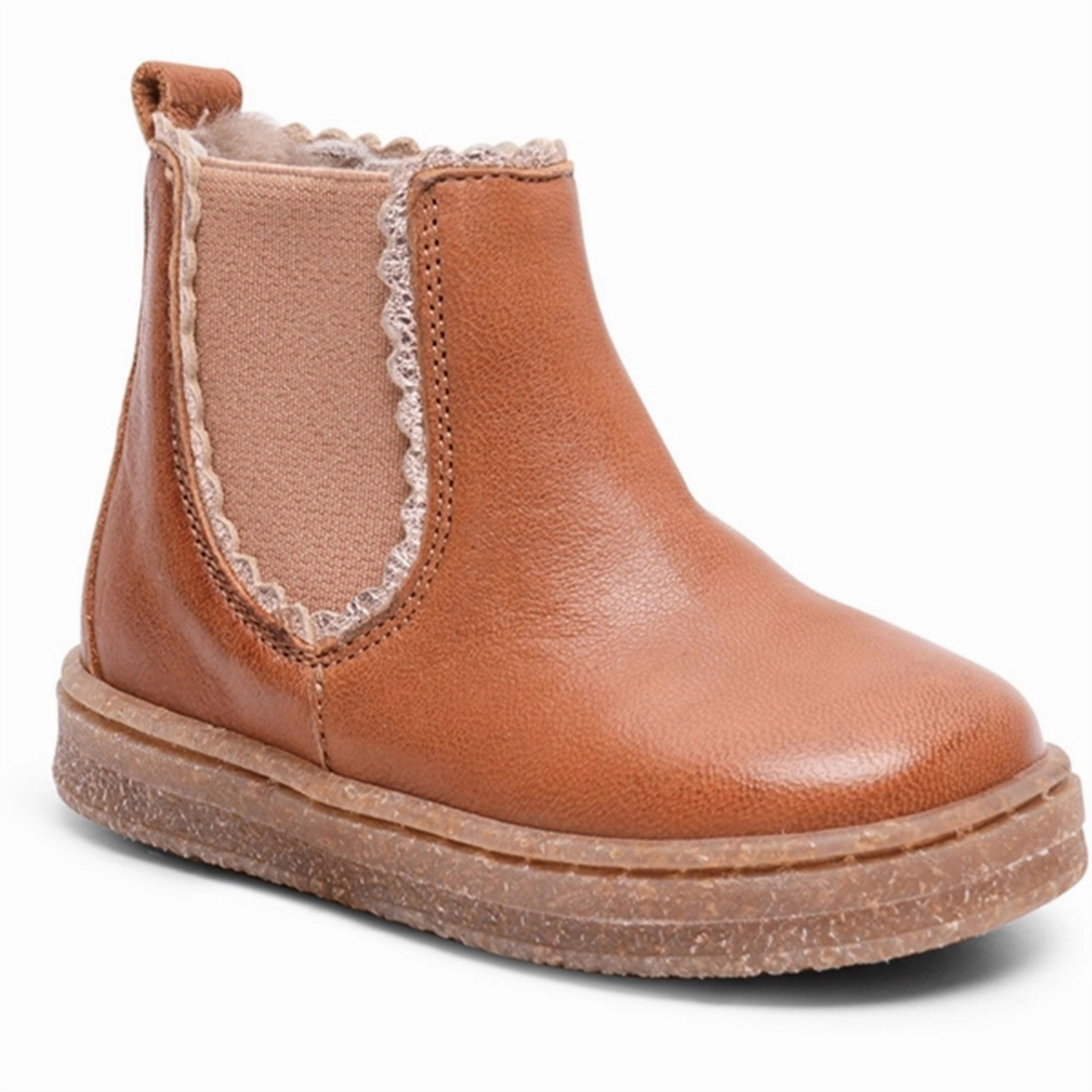 All Purpose Bisgaard Siggi Lamb Starter Shoes Brandy