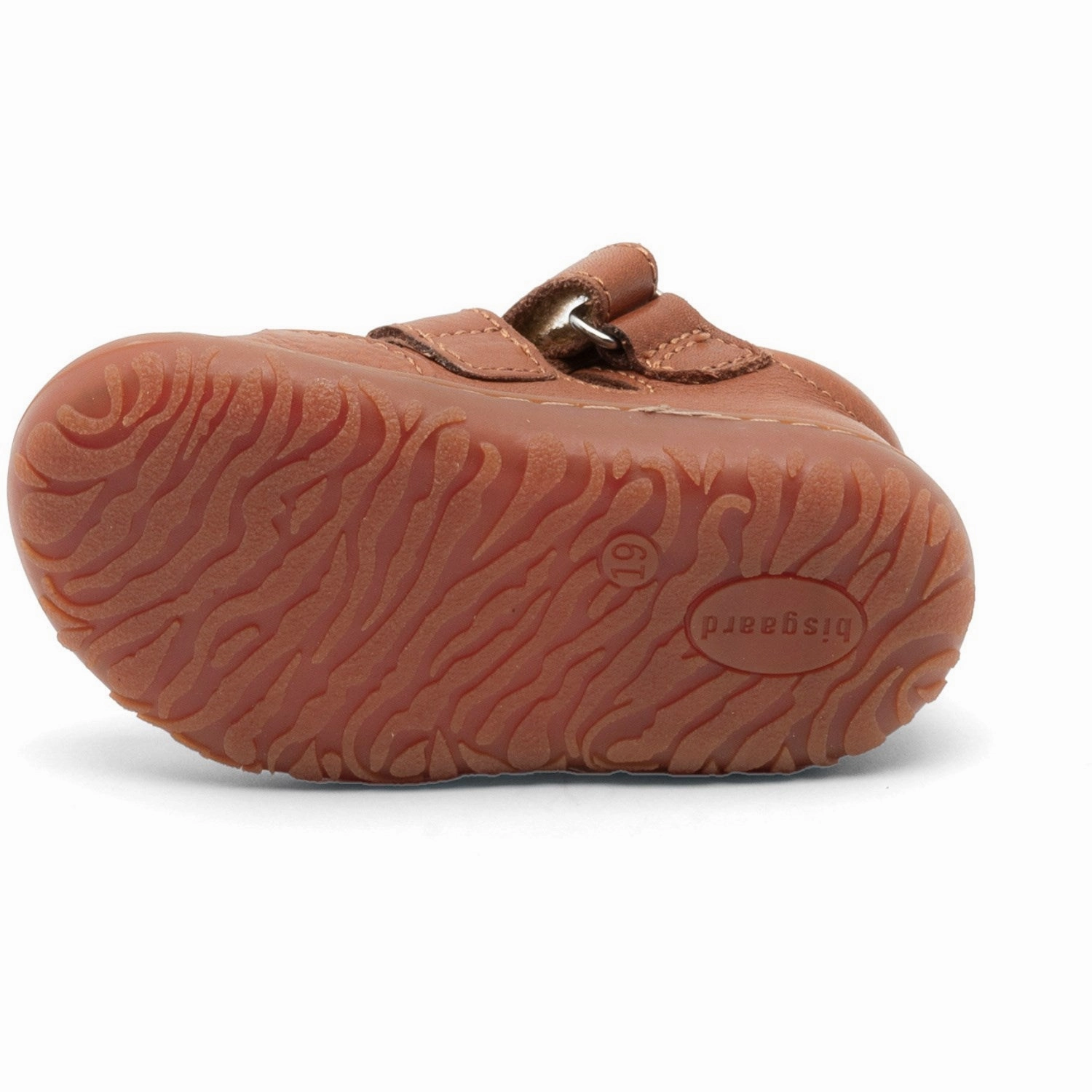 Bisgaard Tan Barefoot Hana First Step Shoe Clean Touch