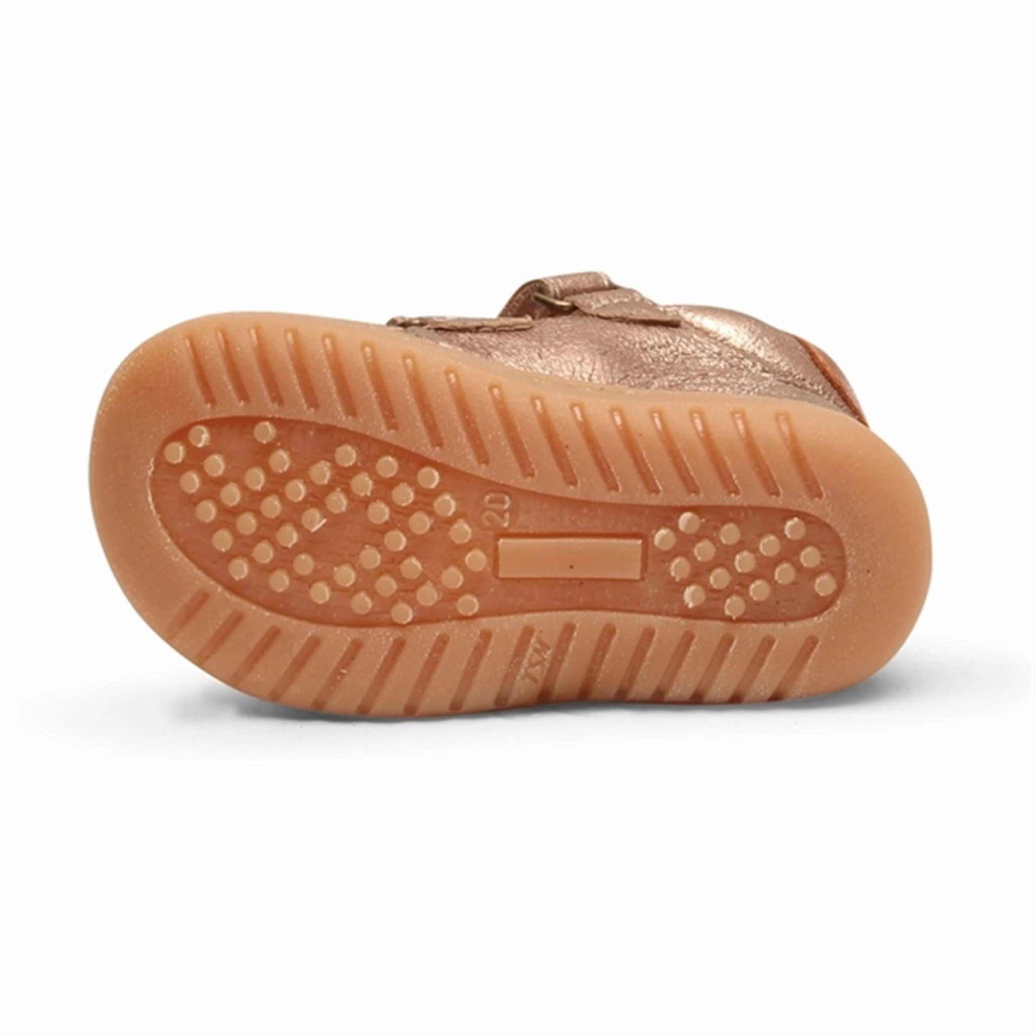 Unisex style Bisgaard Thor V Starter Shoes Gold Metallic