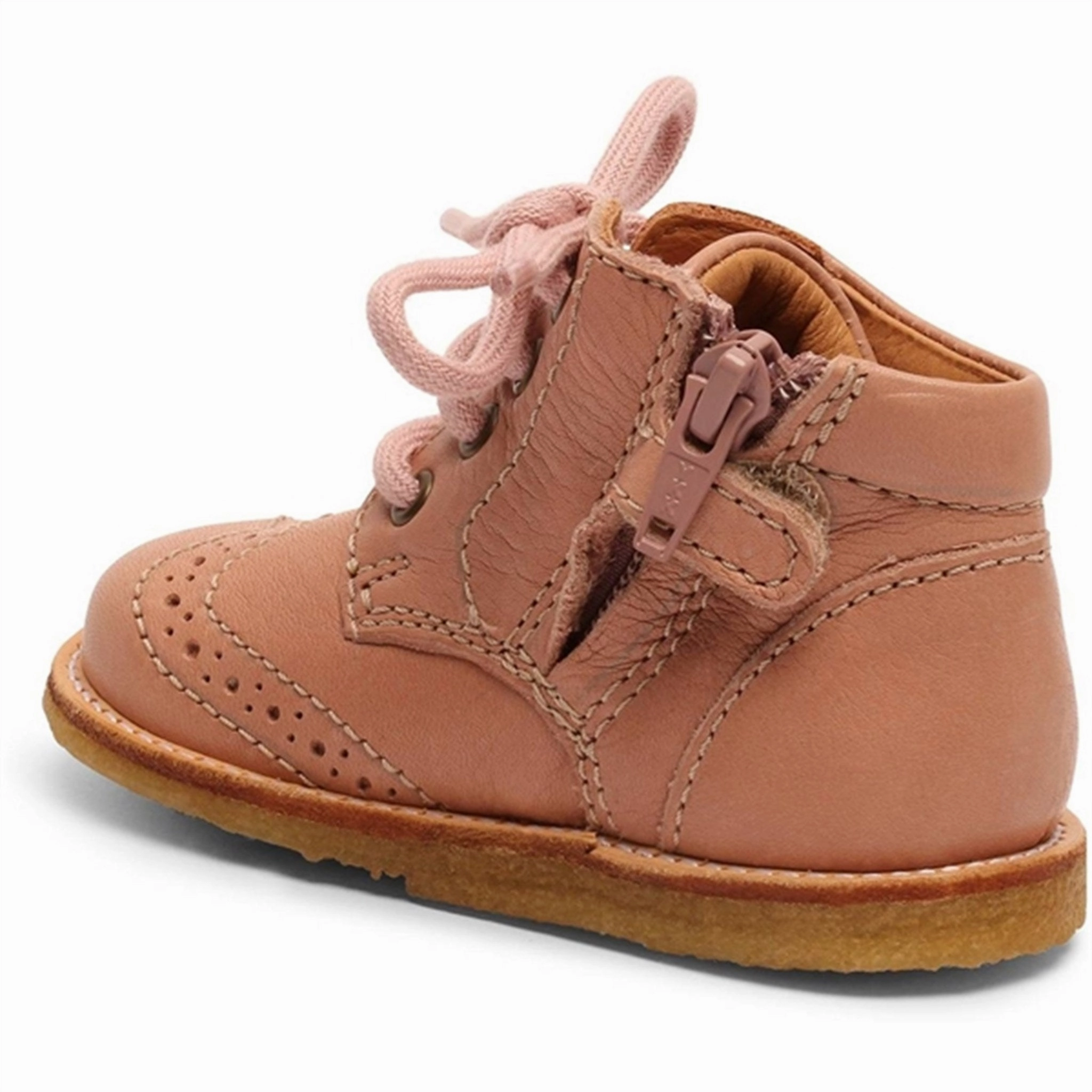 Stretch Material Bisgaard Tine First Step Shoe Nude