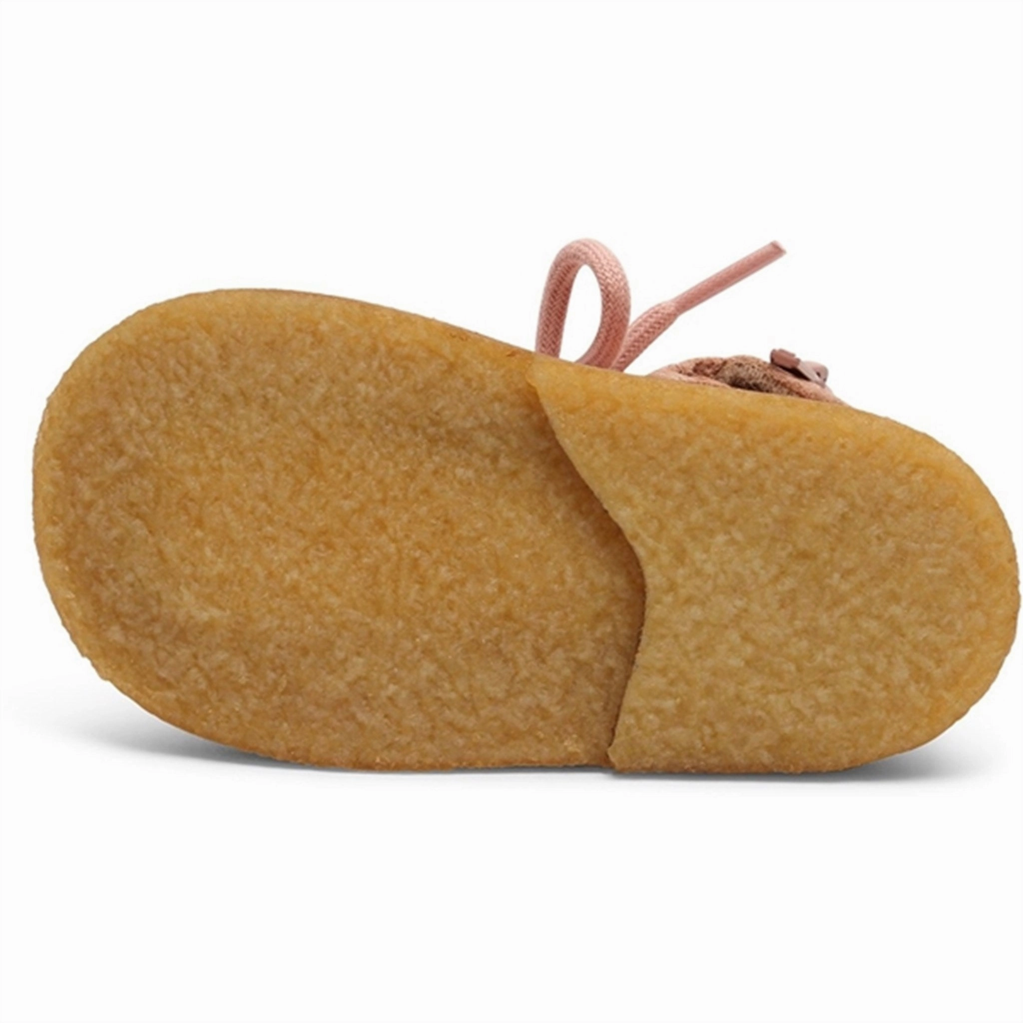 Bisgaard Tine First Step Shoe Nude Tread Pattern