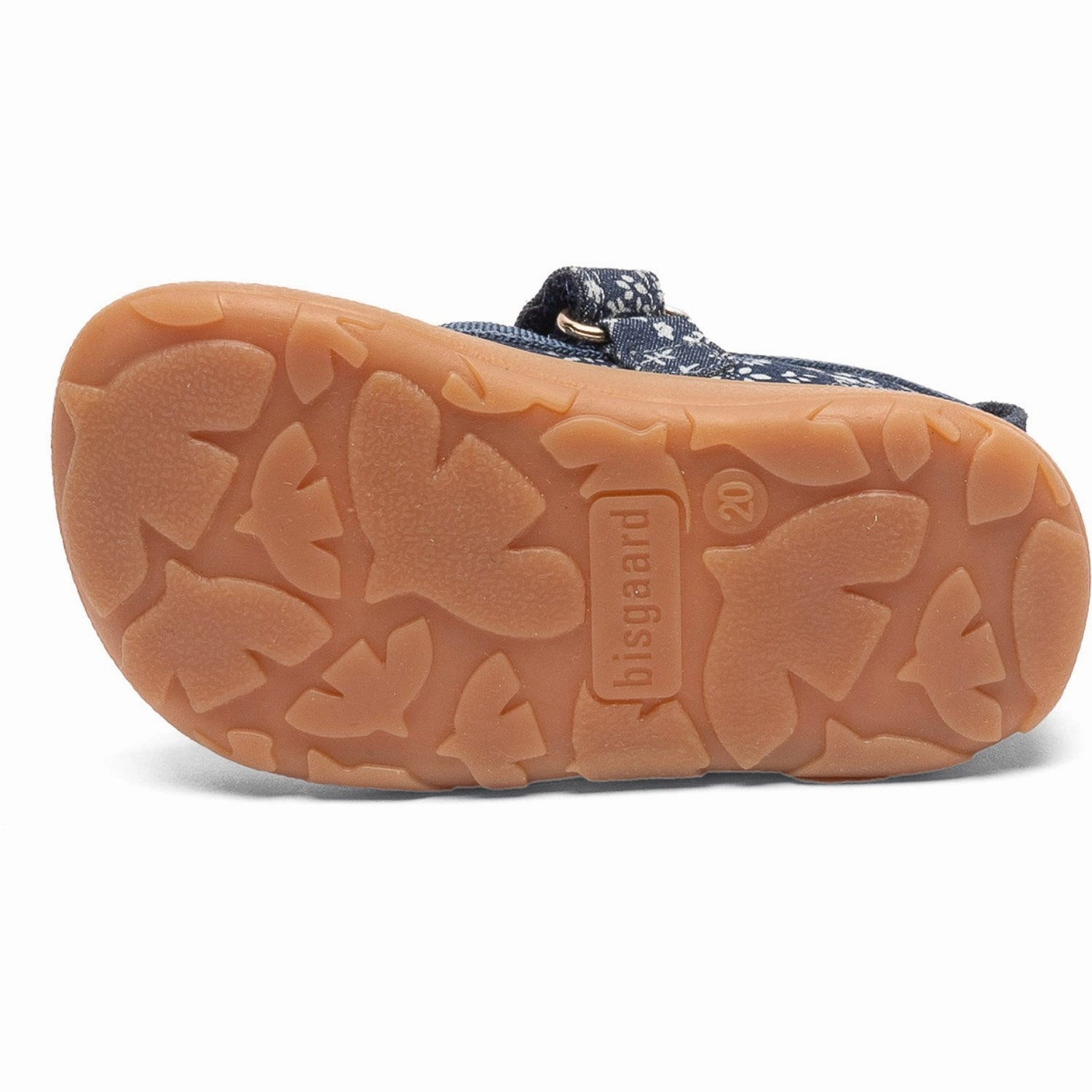 Non Slip Tread Bisgaard Wild Flower Blue Barefoot Ballet Home Shoe