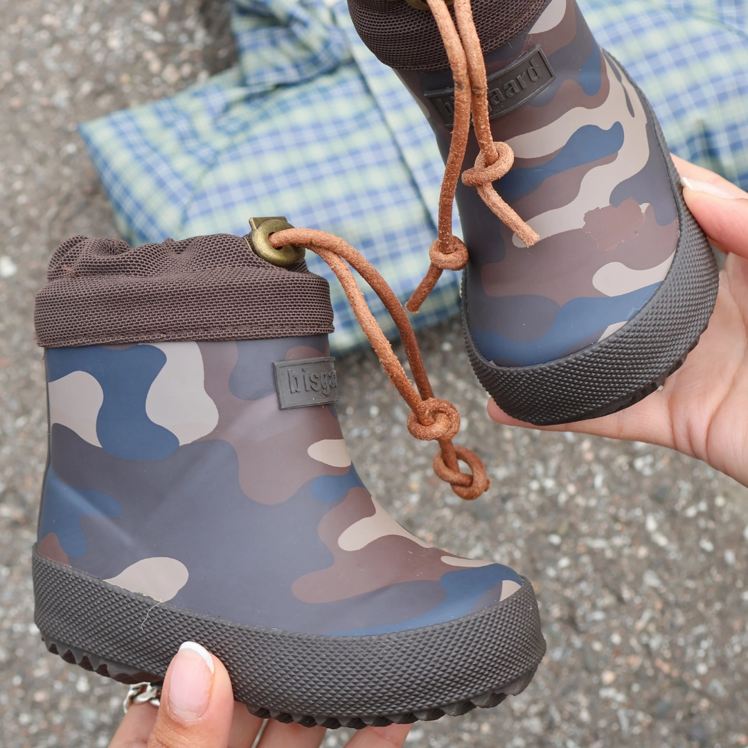 Bisgaard Winter Thermo Rubber Boots Army Active Use Hiking Enthusiast