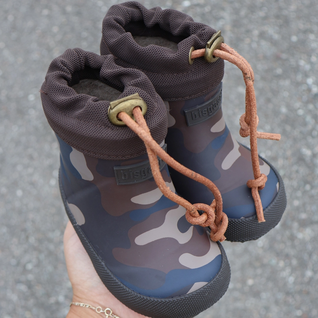 Bisgaard Winter Thermo Rubber Boots Army Impact Diffusion Tech