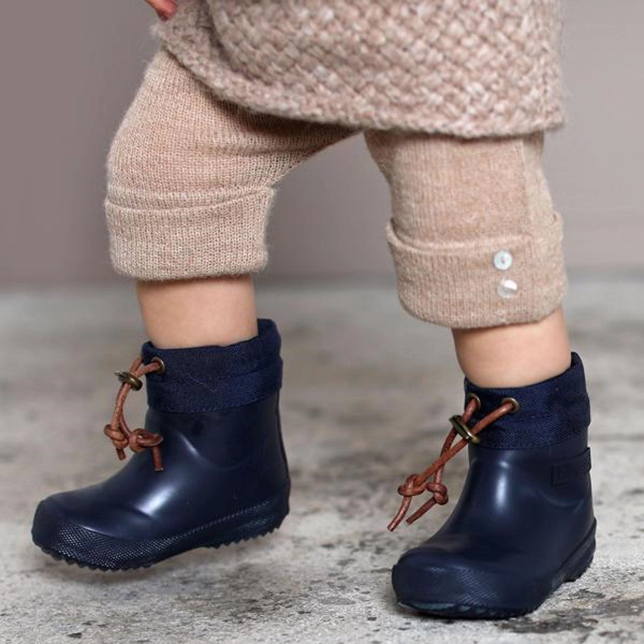 Moisture Management System Bisgaard Winter Thermo Rubber Boots Blue