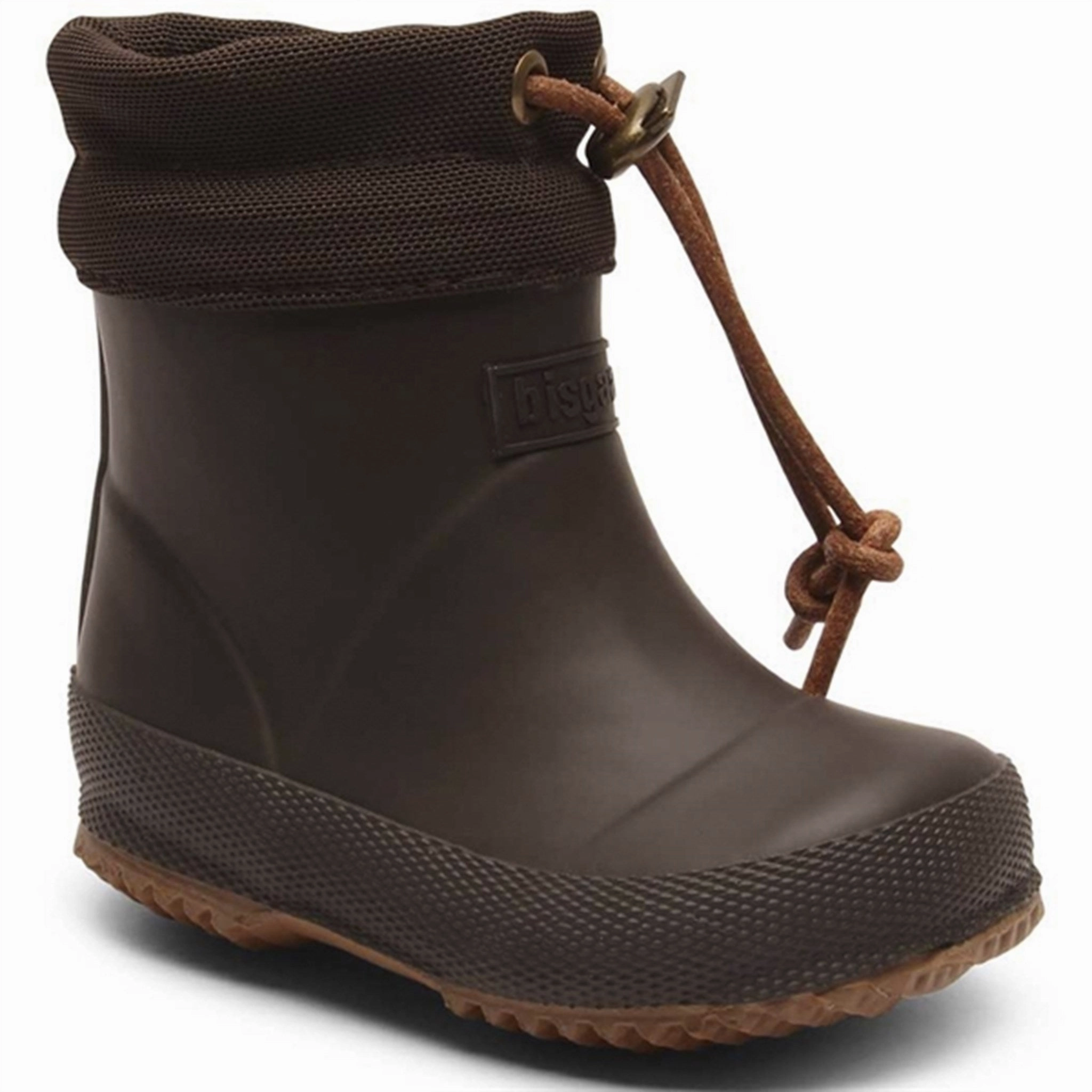 Bisgaard Winter Thermo Rubber Boots Brown Leather Lining Airport Look