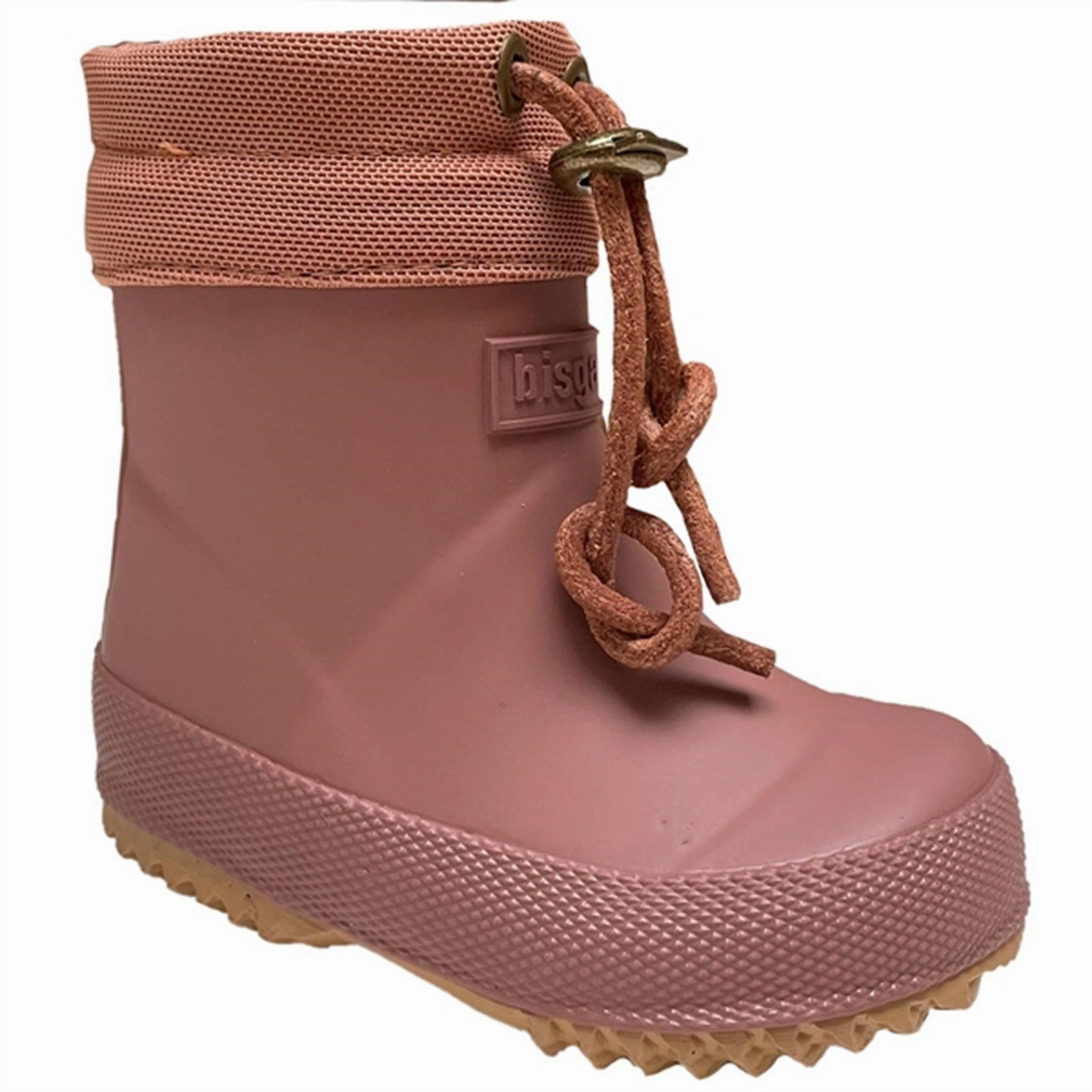 Bisgaard Winter Thermo Rubber Boots Old Rose Rugged Comfort Compression Resistant Collar