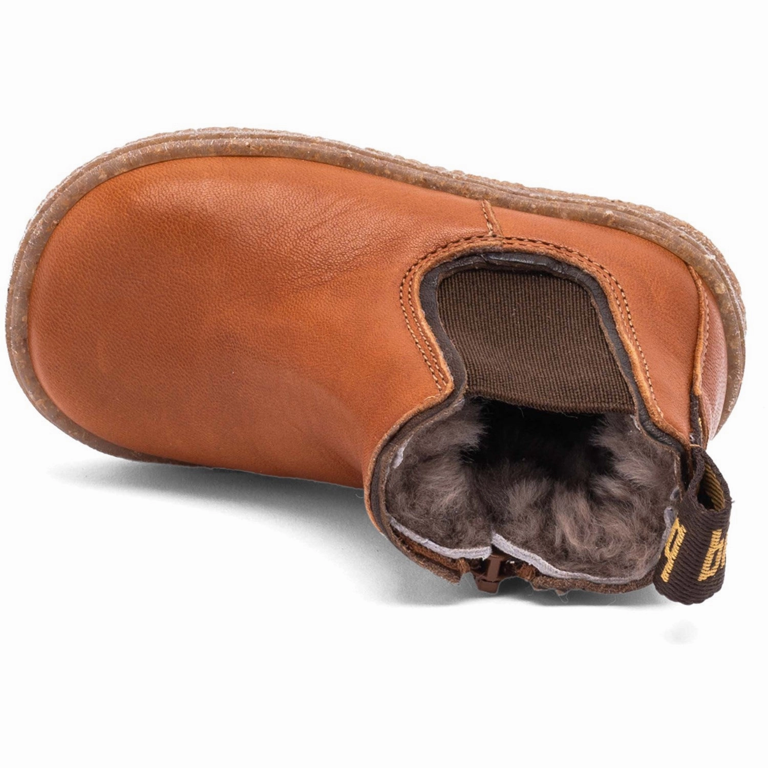 Bisgaard Cognac Phillip Lamb First Step Shoe True Comfort