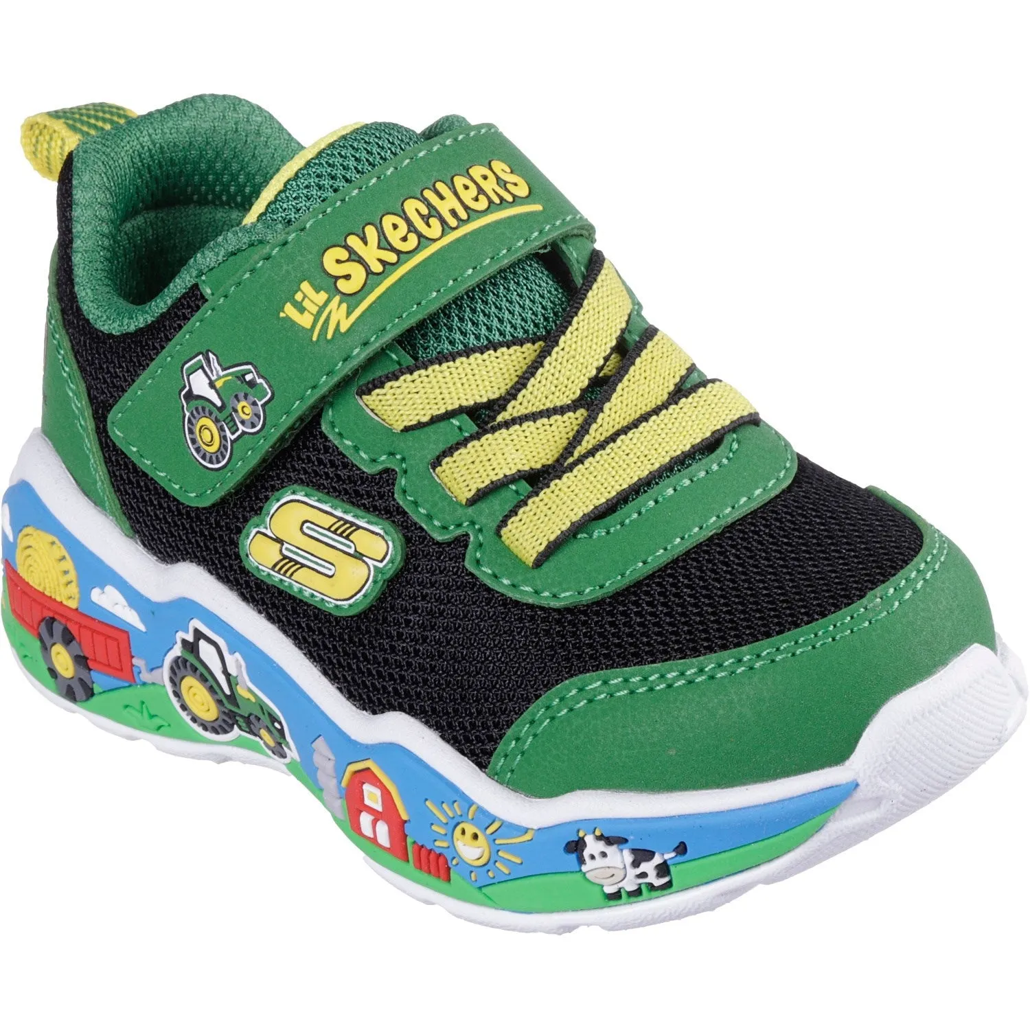 Skechers X John Deere: Play Scene-Barn-Squad Buddies Sneakers Active Lifestyle Shock-absorbent cushioning