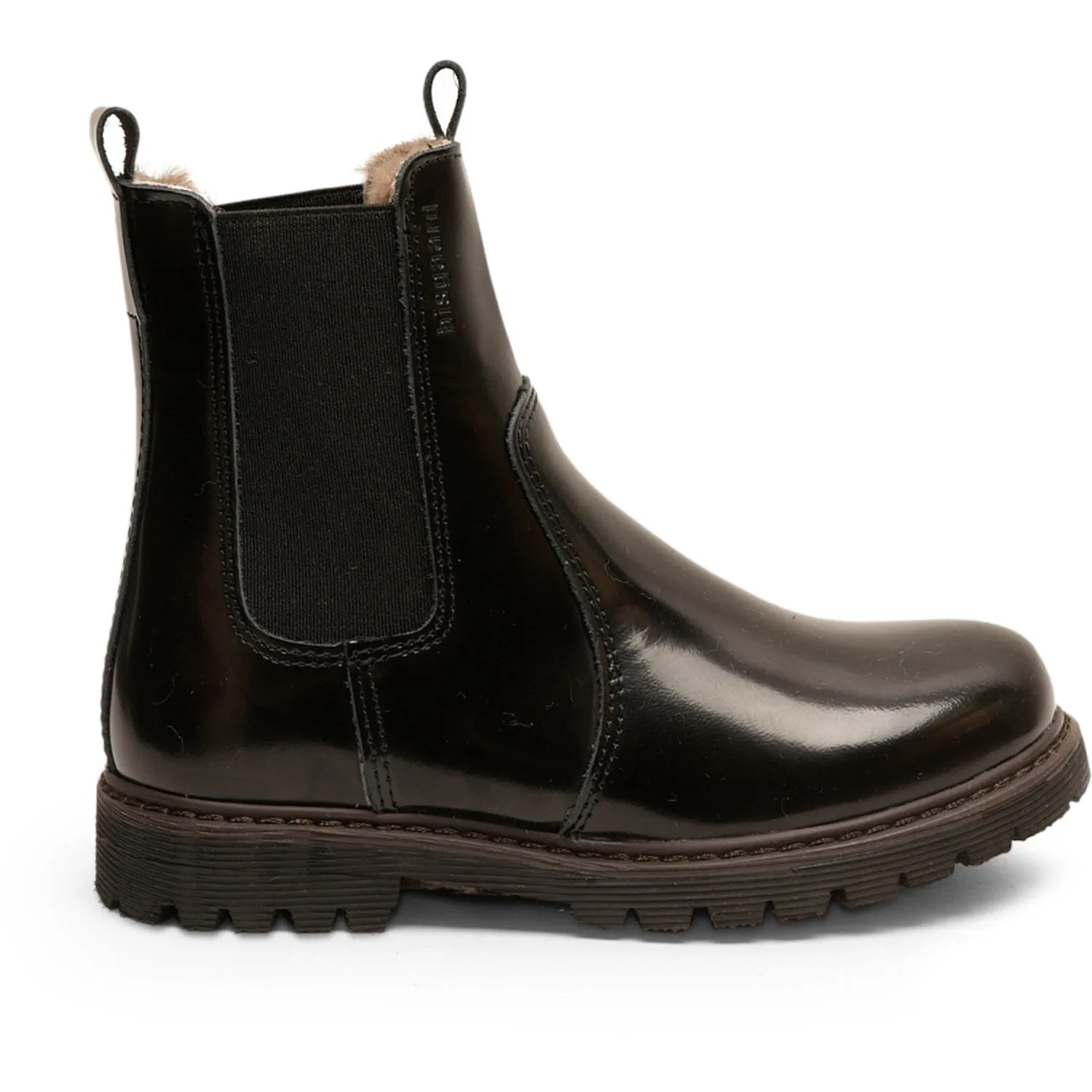 Bisgaard Black Polido Neel Lamb Bootr Combat Look Biker Tough