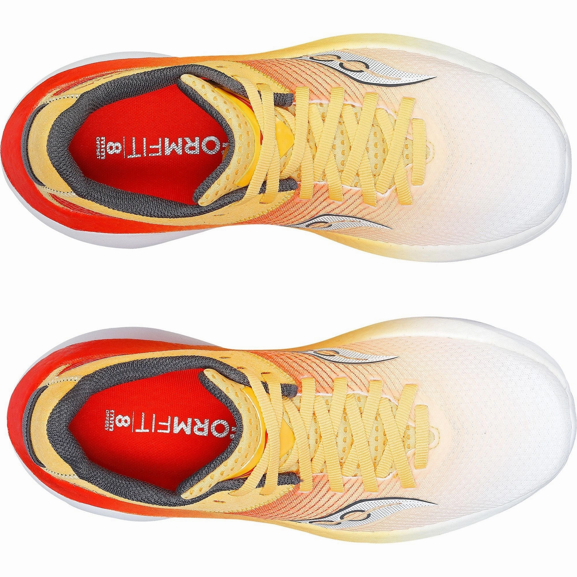 Vertical Height Offset Microtextured Traction Surface Saucony Kinvara Pro Womens Running Shoes - Yellow