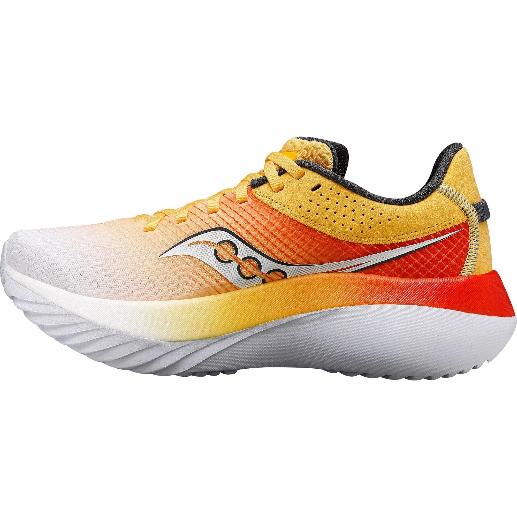 Foot Shock Diffusion Saucony Kinvara Pro Womens Running Shoes - Yellow