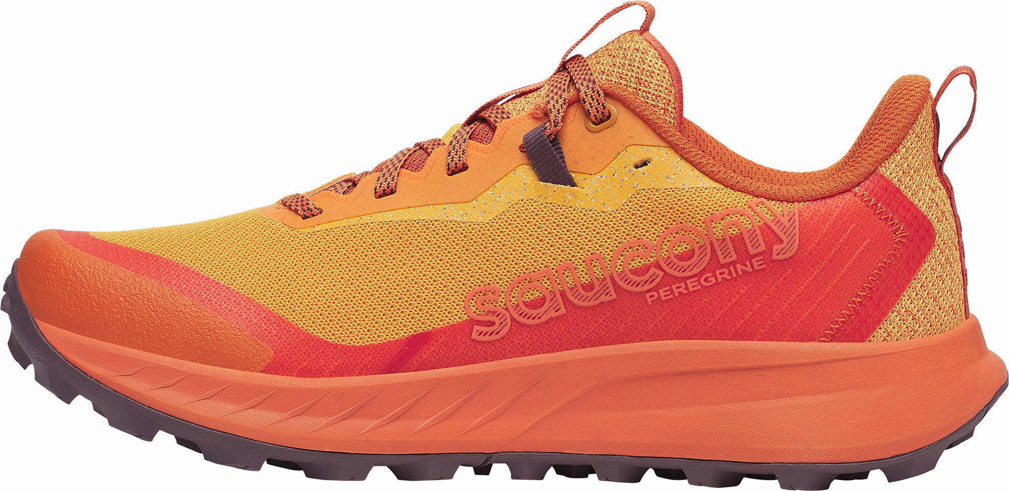 Saucony Peregrine 15 Mens Trail Running Shoes - Orange low - mileage shoe performance plyometric - training