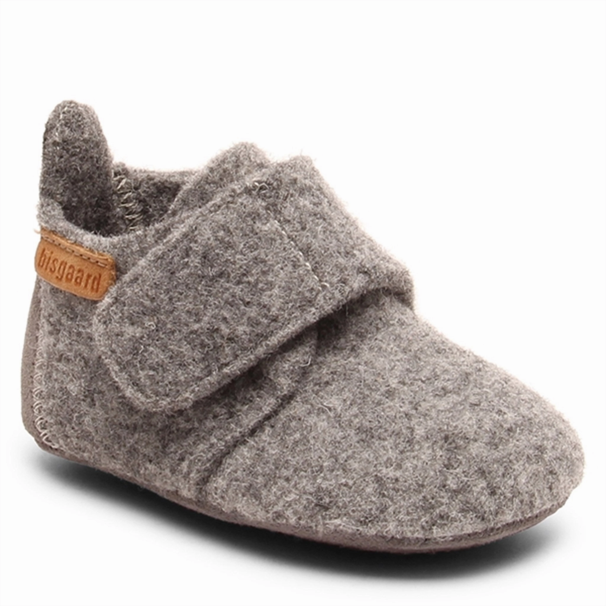 Bisgaard Indoor Shoes Wool Grey Quick Slip Sandals