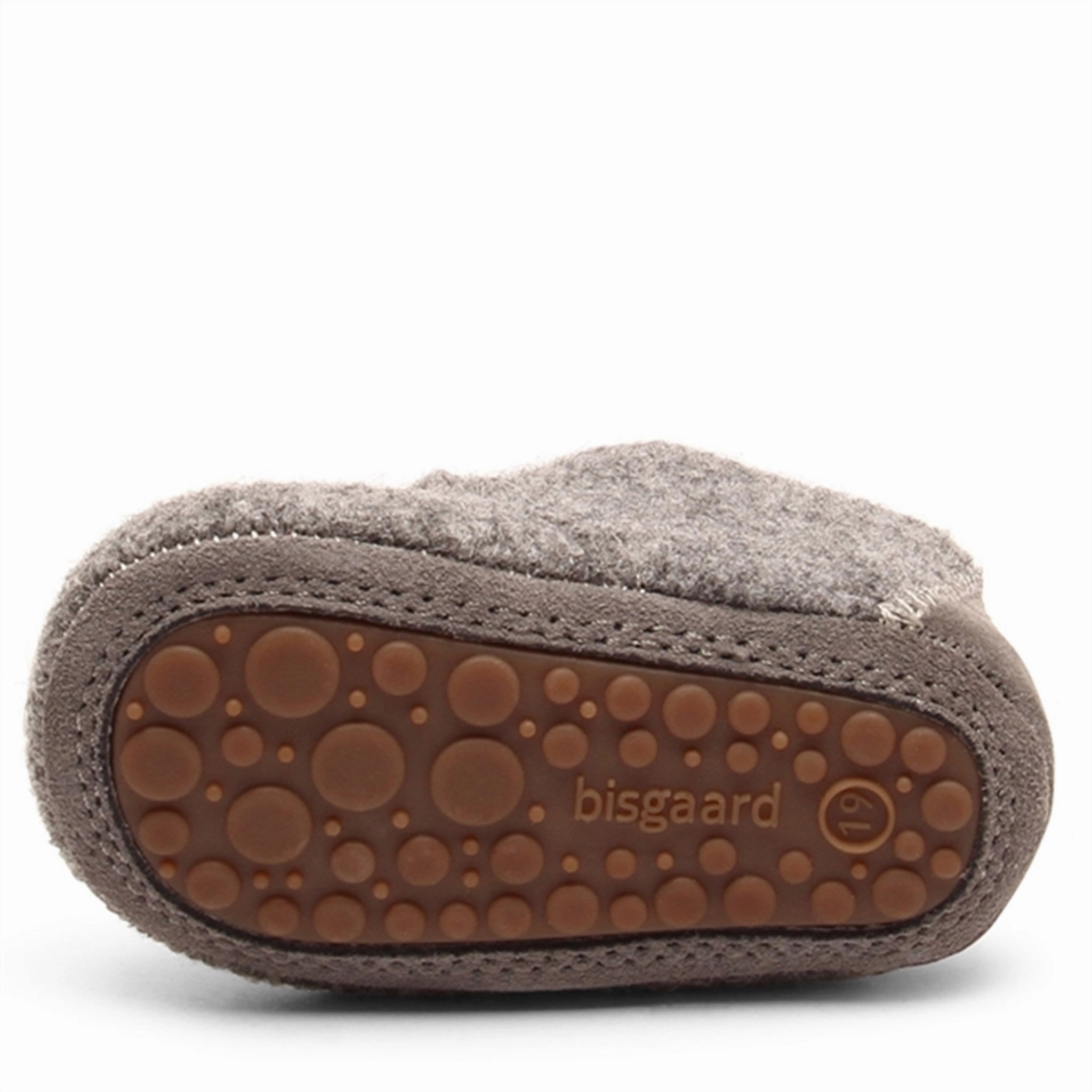 Bisgaard Indoor Shoes Wool Grey Slip Free Surface