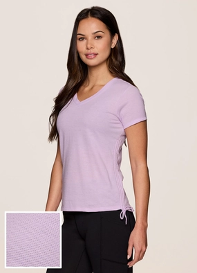 All In Ruched Tee Soft Design Flattering Shape