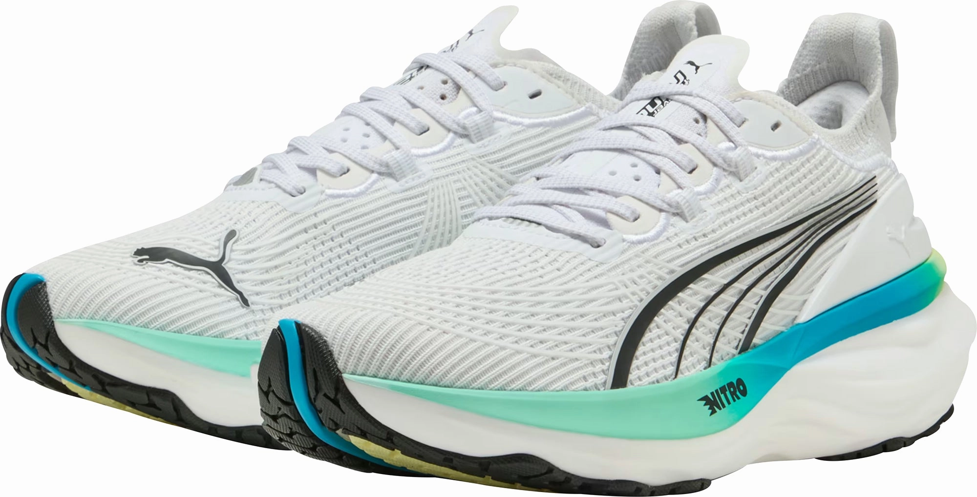 Puma ForeverRun Nitro 2 Womens Running Shoes - White pirate - themed running gear Eco - friendly