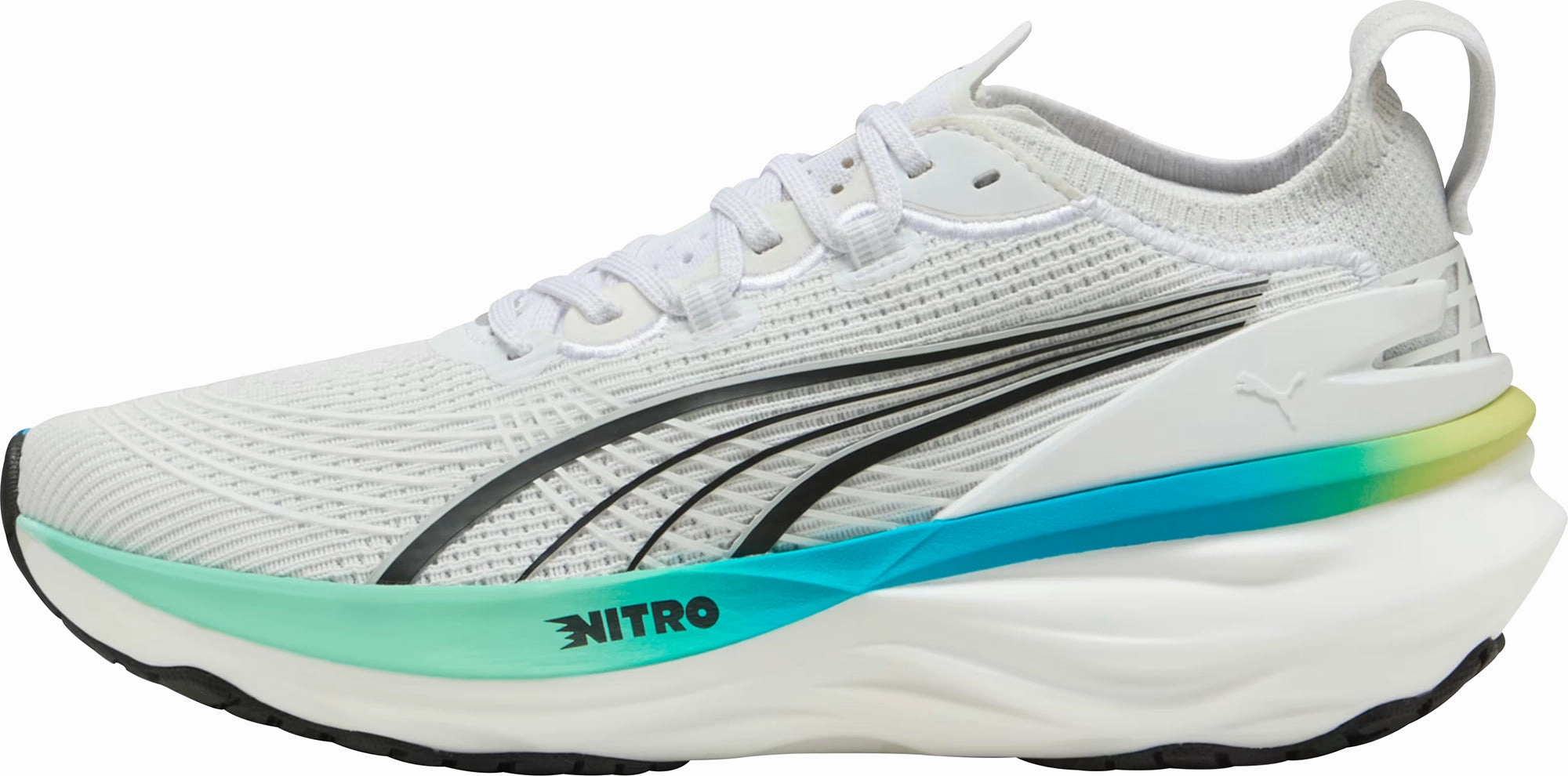 Puma ForeverRun Nitro 2 Womens Running Shoes - White Anti - fog