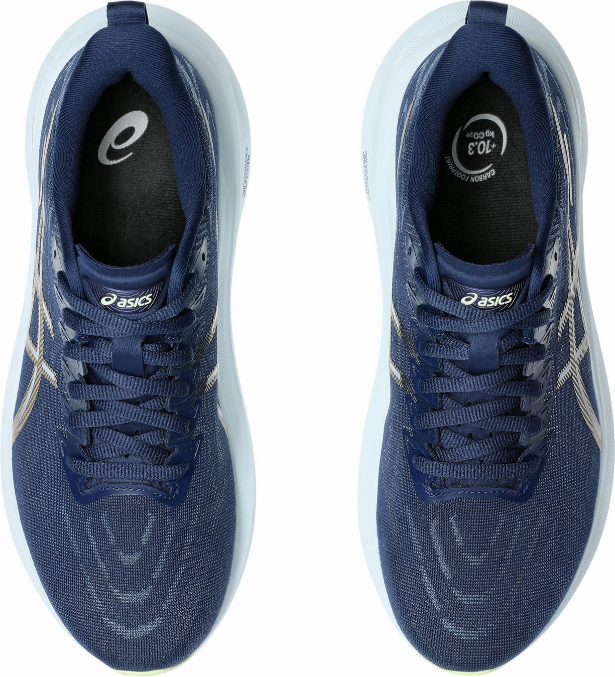 racquetball player shoes Abrasion Proof Outsole Asics GT 2000 13 Womens Running Shoes - Navy