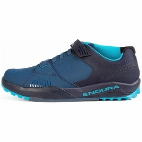 Endura MT500 Burner Flat Mens MTB Cycling Shoes - Navy Air Channels Anti corrosion