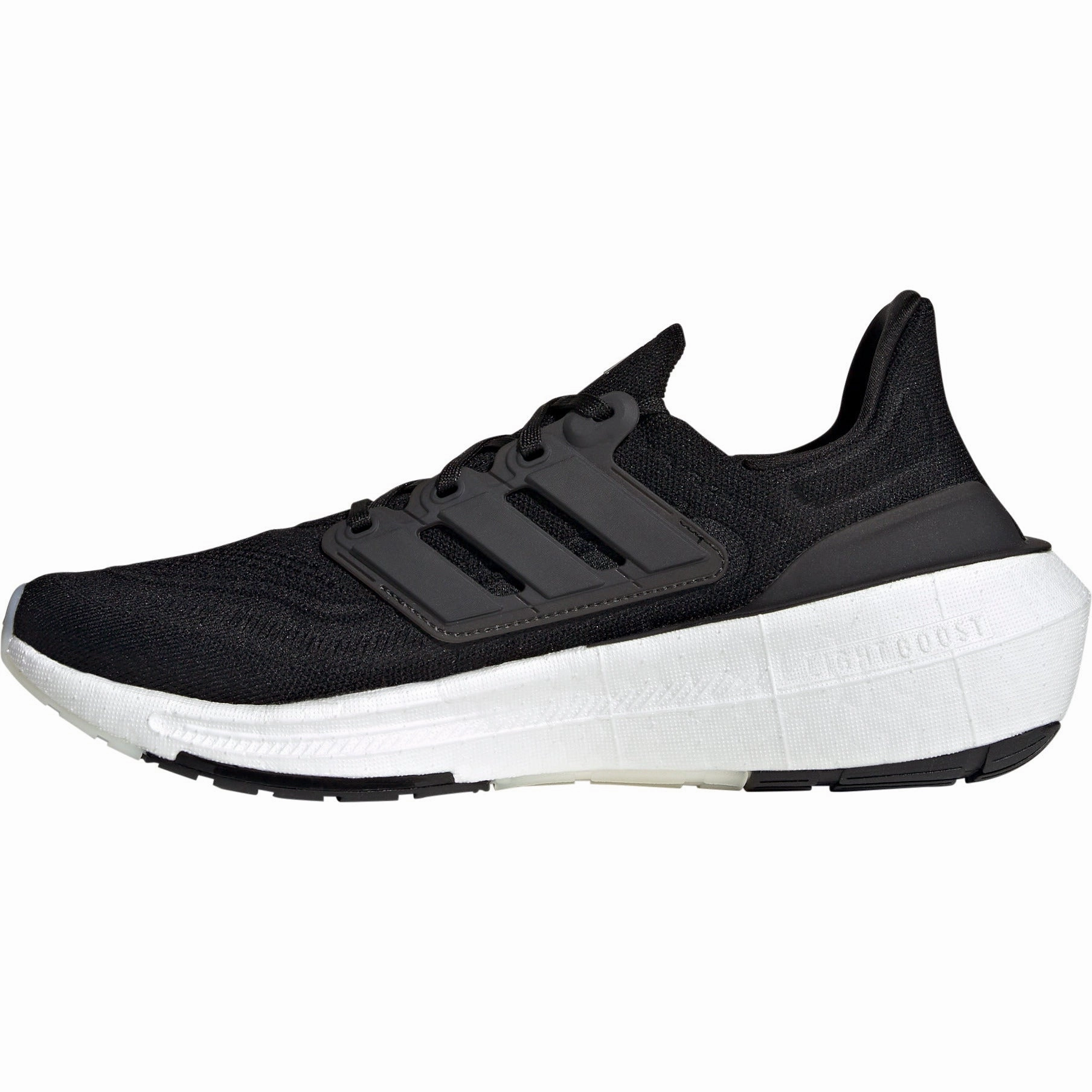 adidas Ultra Boost Light Mens Running Shoes - Black high - arched shoes Double Stitch Technology