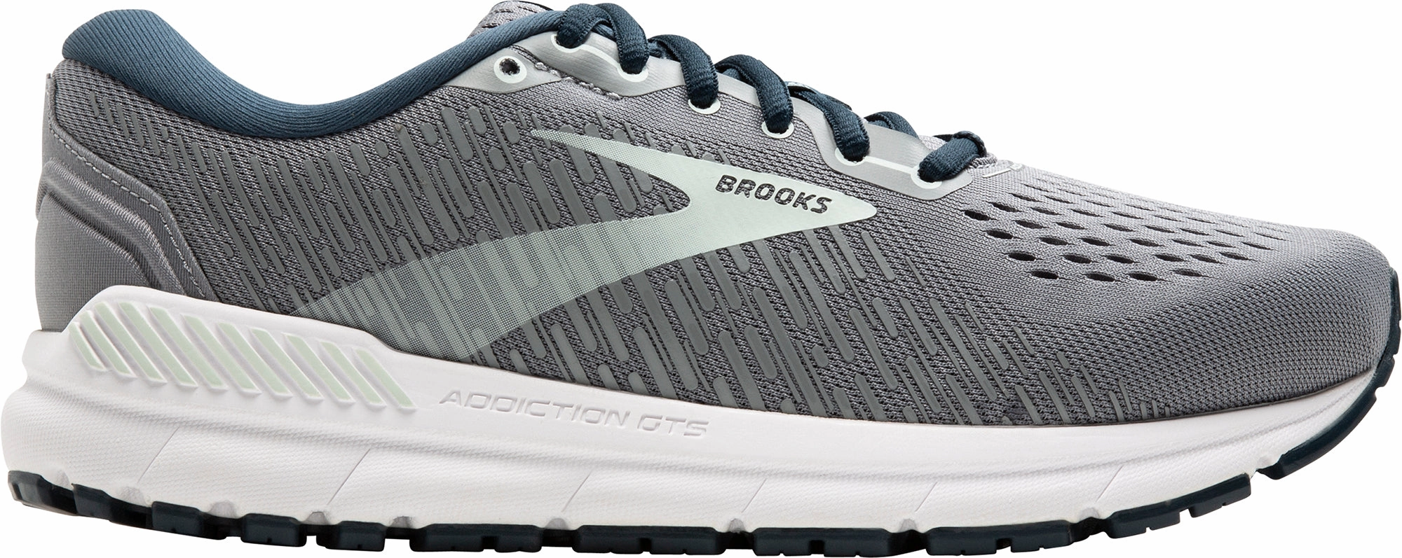 Brooks Addiction GTS 15 Womens Running Shoes - Grey Streamlined