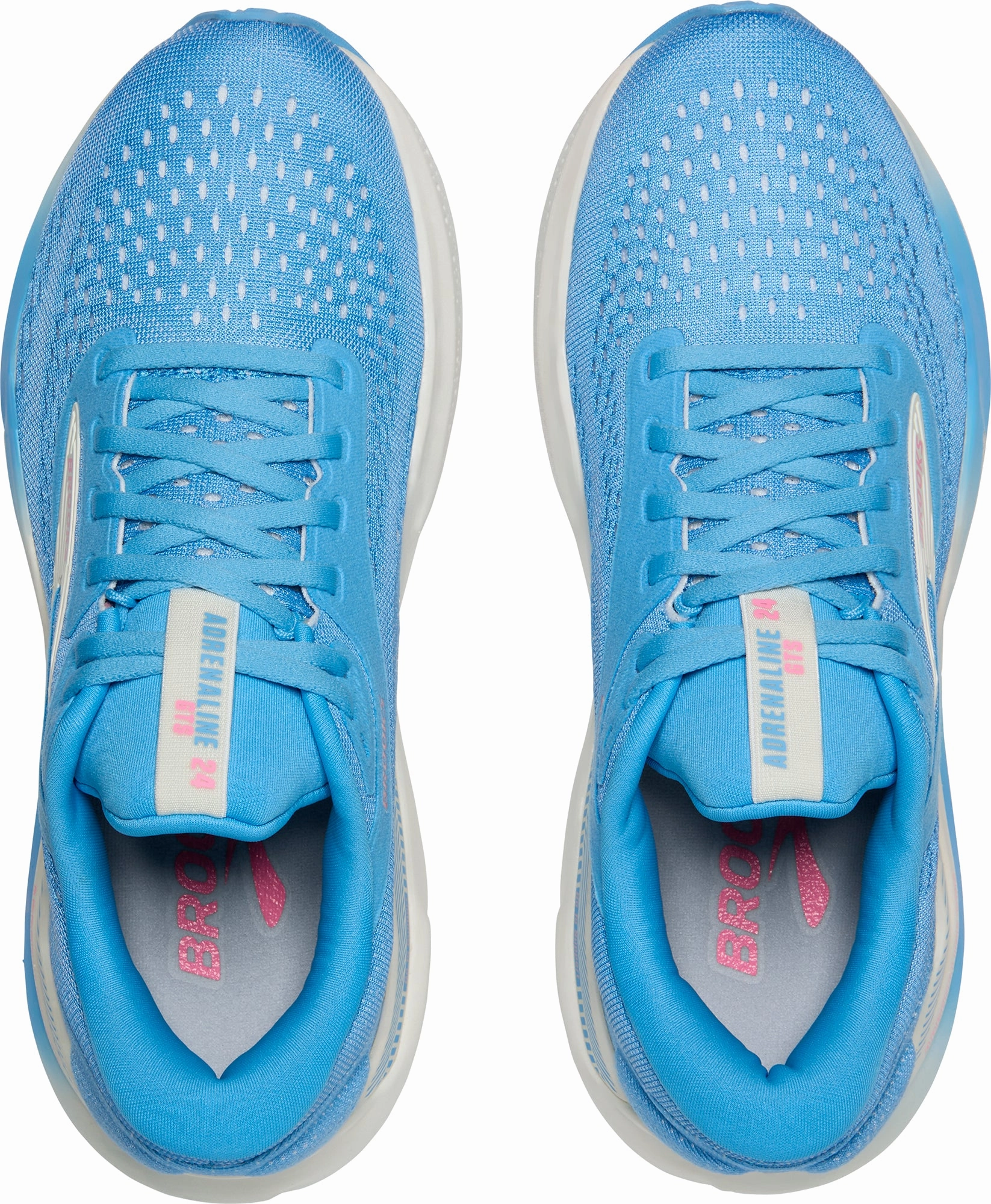 moisture - wicking feature mass - produced Brooks Adrenaline GTS 24 Womens Running Shoes - Blue