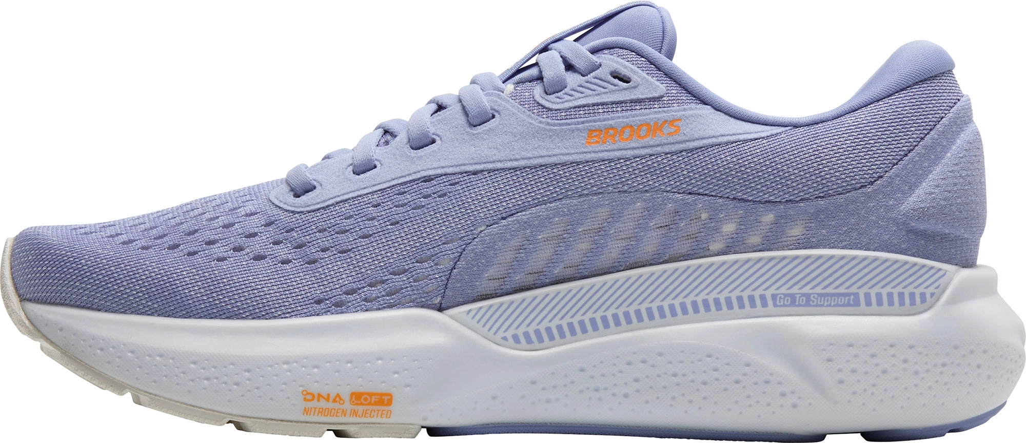 Brooks Adrenaline GTS 24 Womens Running Shoes - Blue running in a zip line area shoes rowing shoes