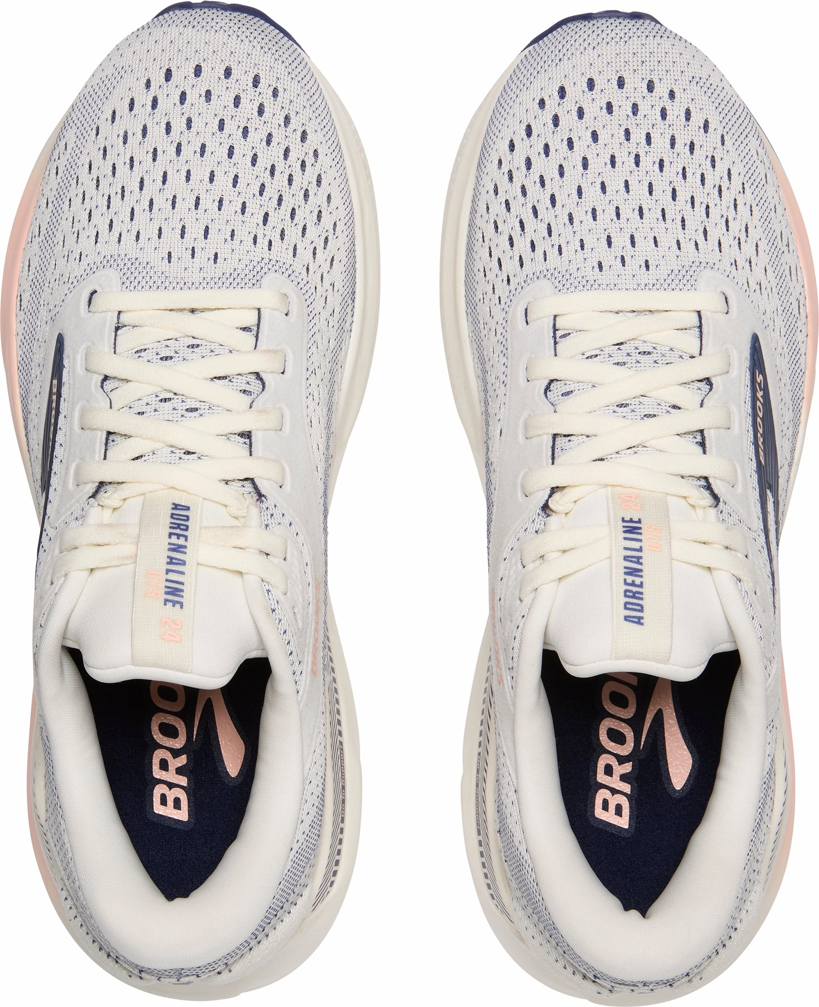 Slip On Style Distance Tracking Brooks Adrenaline GTS 24 Womens Running Shoes - Grey