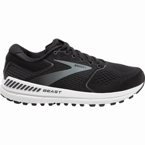 Ankle Hugging Fit Brooks Beast 20 WIDE FIT Mens Running Shoes - Black