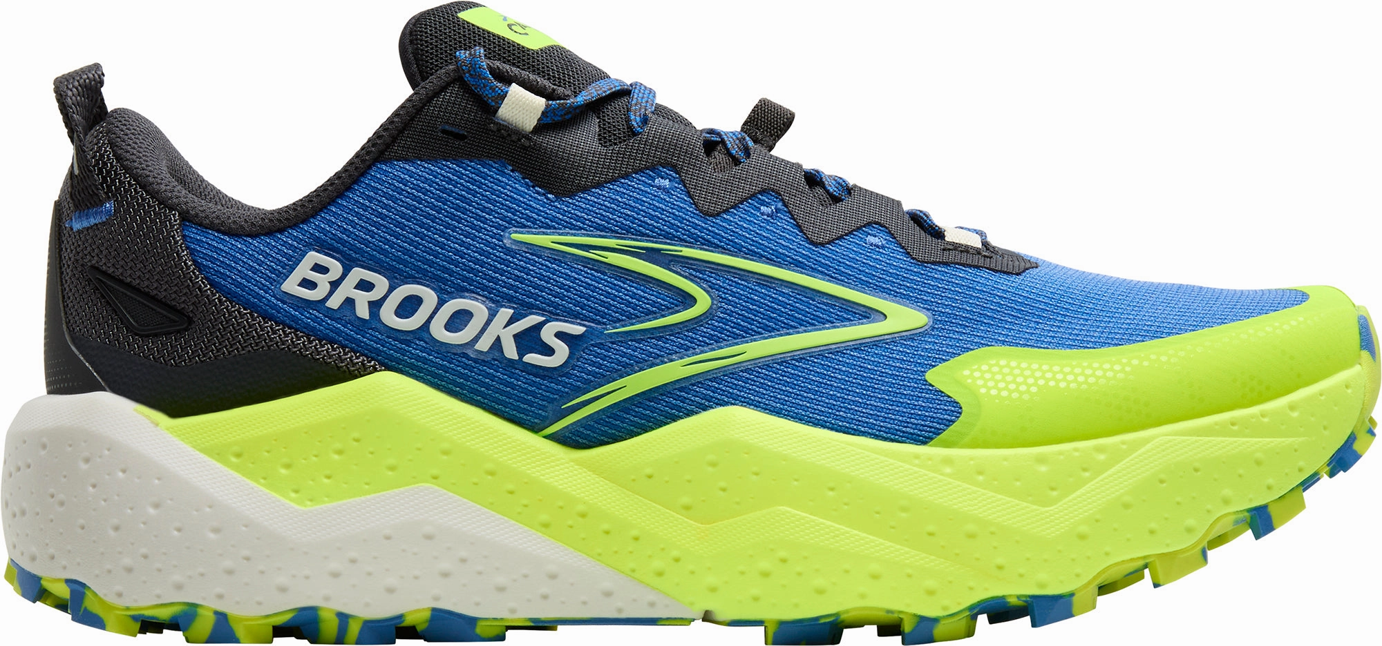 Brooks Caldera 8 Mens Trail Running Shoes - Blue Ventilation Port Design