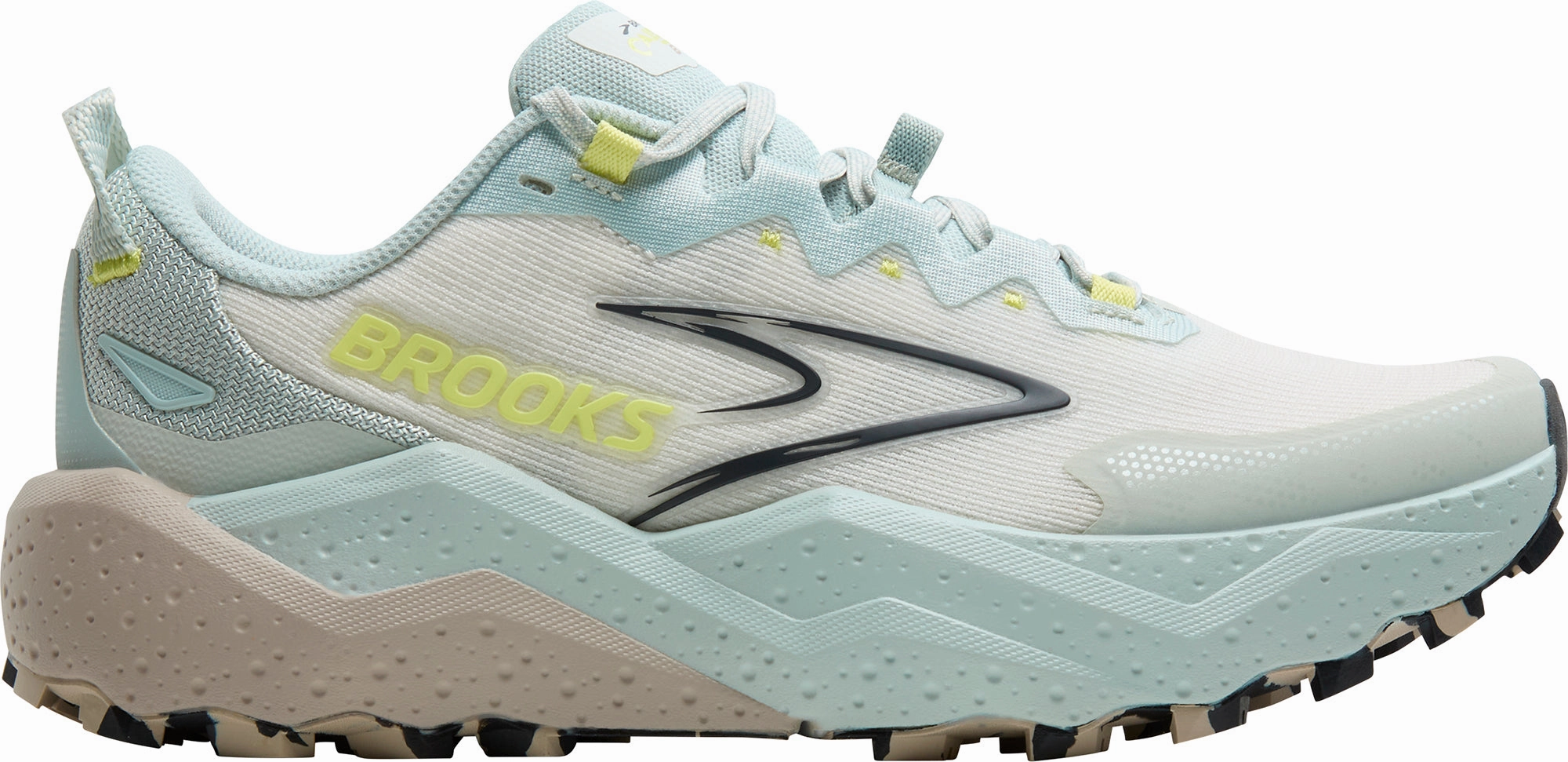Brooks Caldera 8 Womens Trail Running Shoes - Blue high - visibility - safety shoes cheerleading shoes