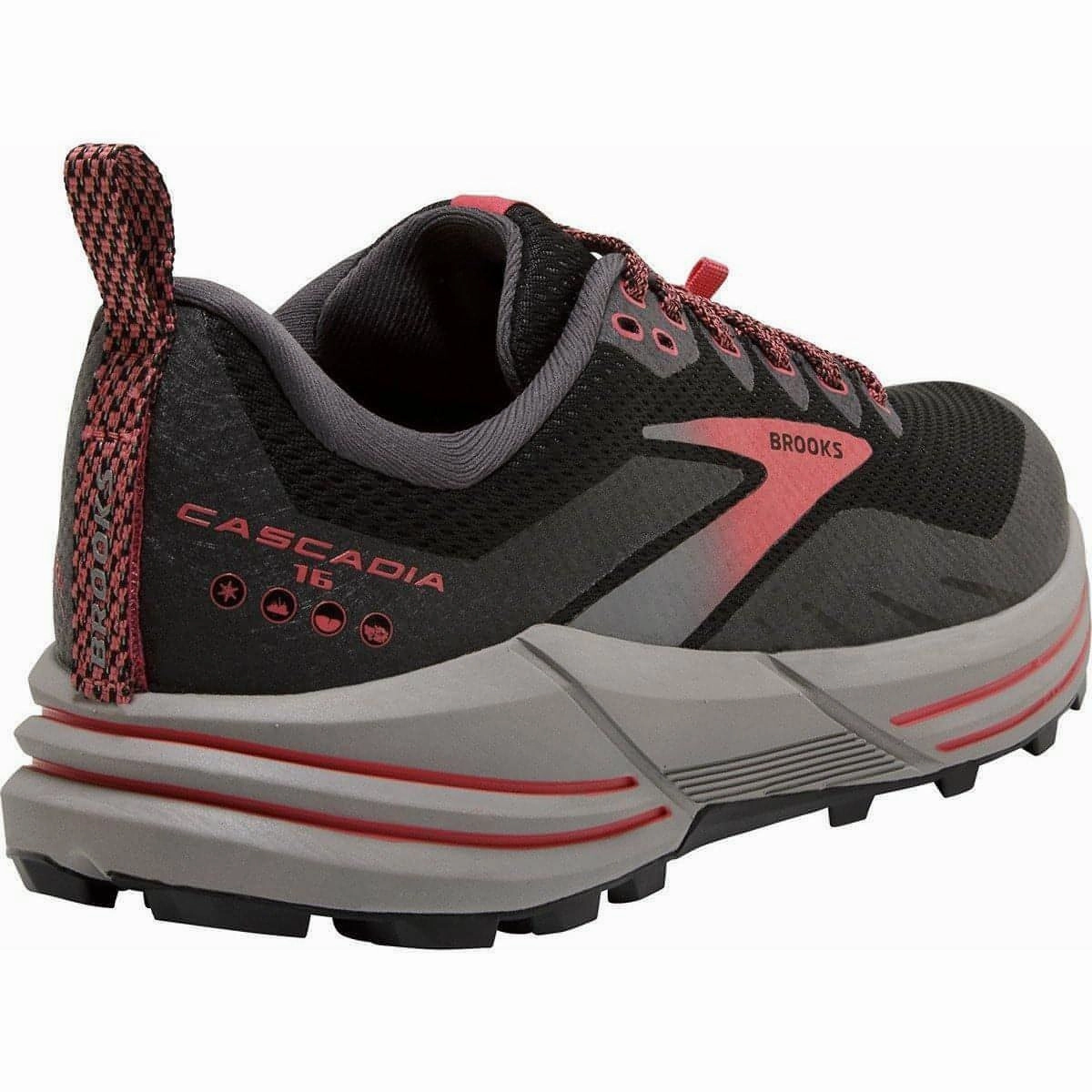 Brooks Cascadia 16 GORE-TEX Womens Trail Running Shoes - Black rocky shoes