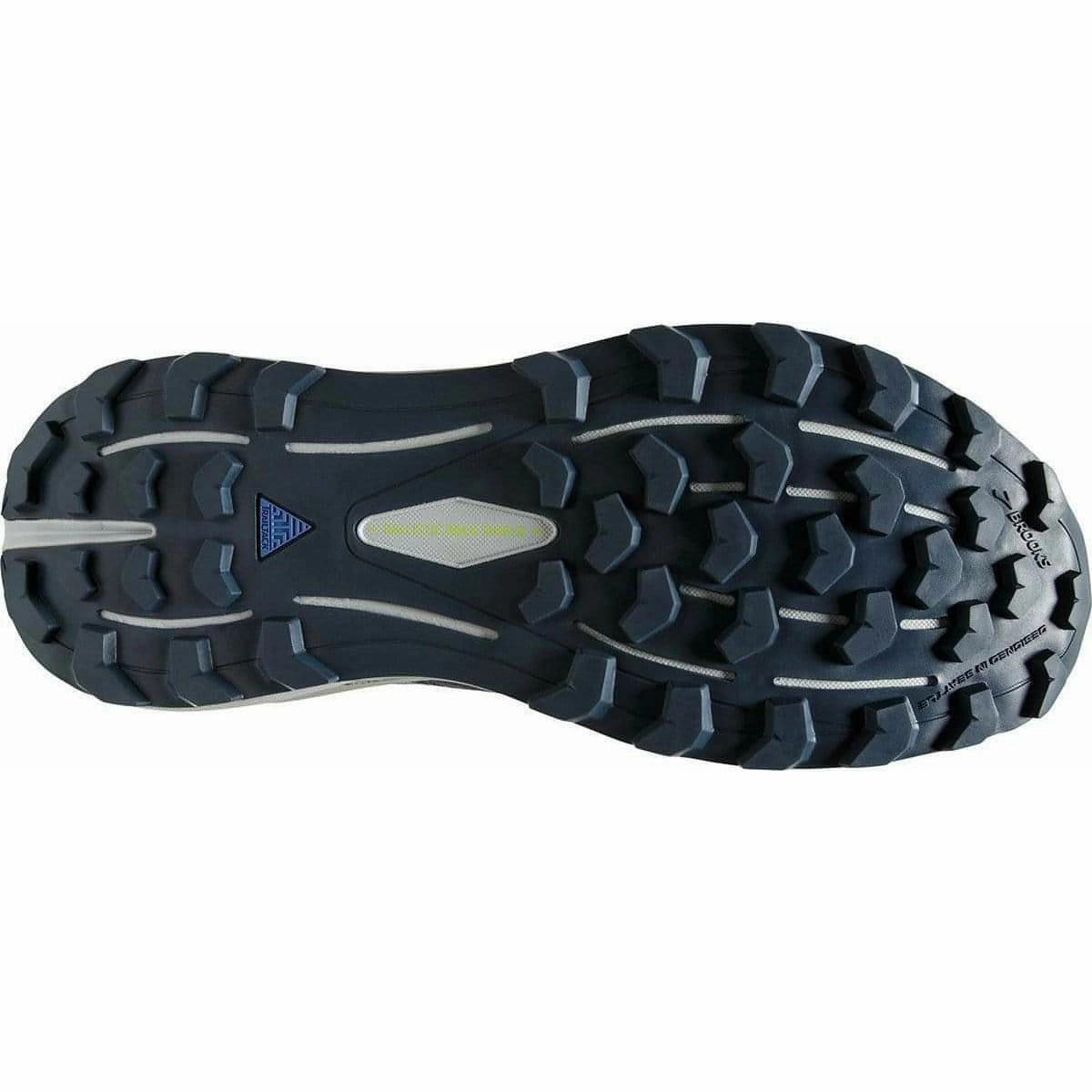 Brooks Cascadia 16 Mens Trail Running Shoes - Grey Airflow Optimized Design futuristic shoes