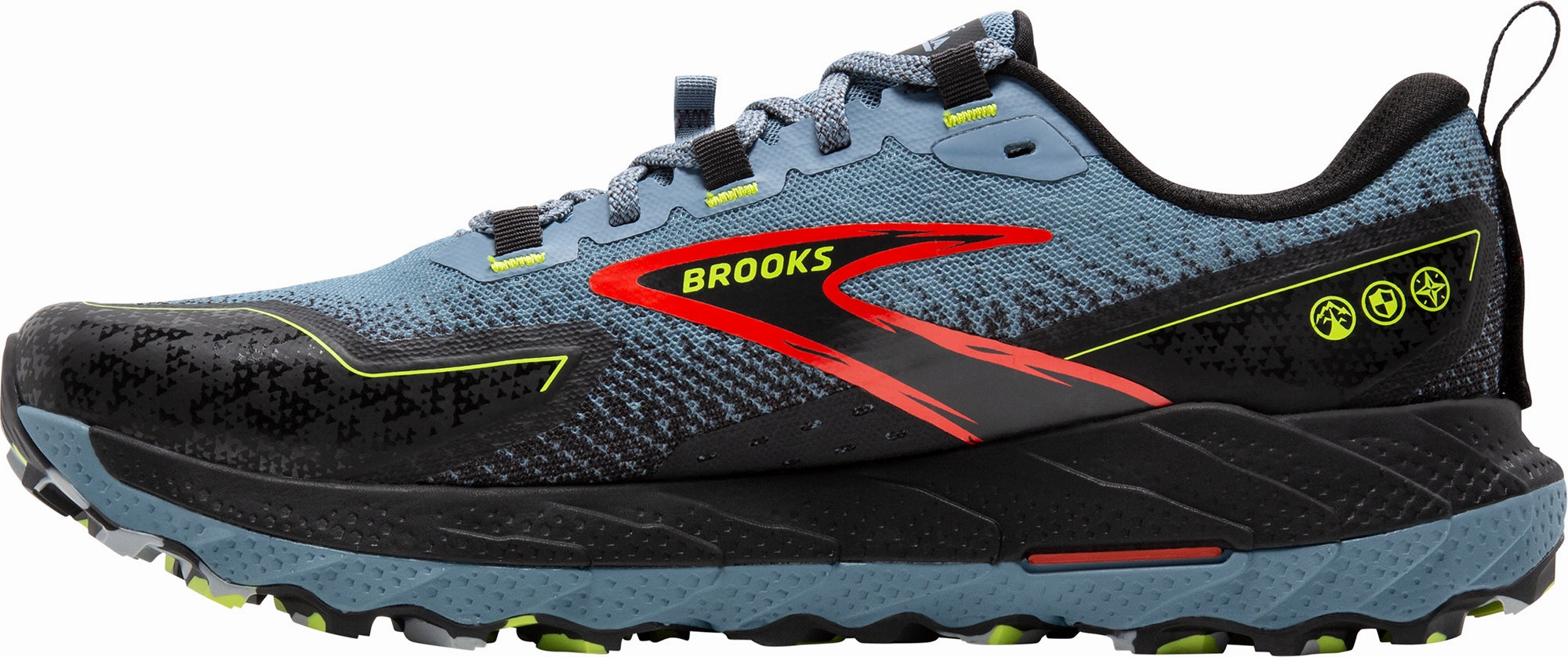 Brooks Cascadia 18 Mens Trail Running Shoes - Blue Pressure Relief Zones