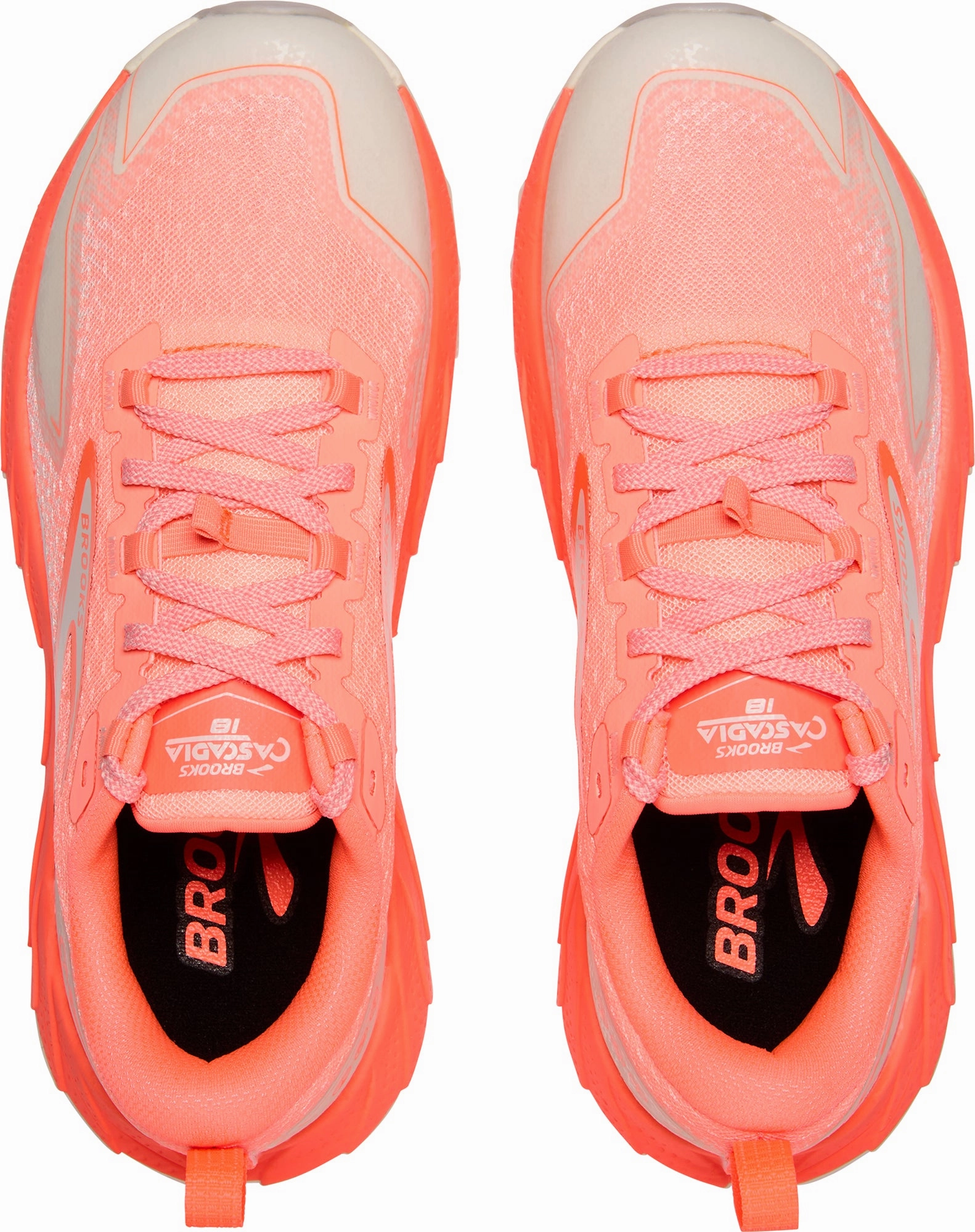 royal - event running wear quick - drying lining shoes Brooks Cascadia 18 Womens Trail Running Shoes - Orange