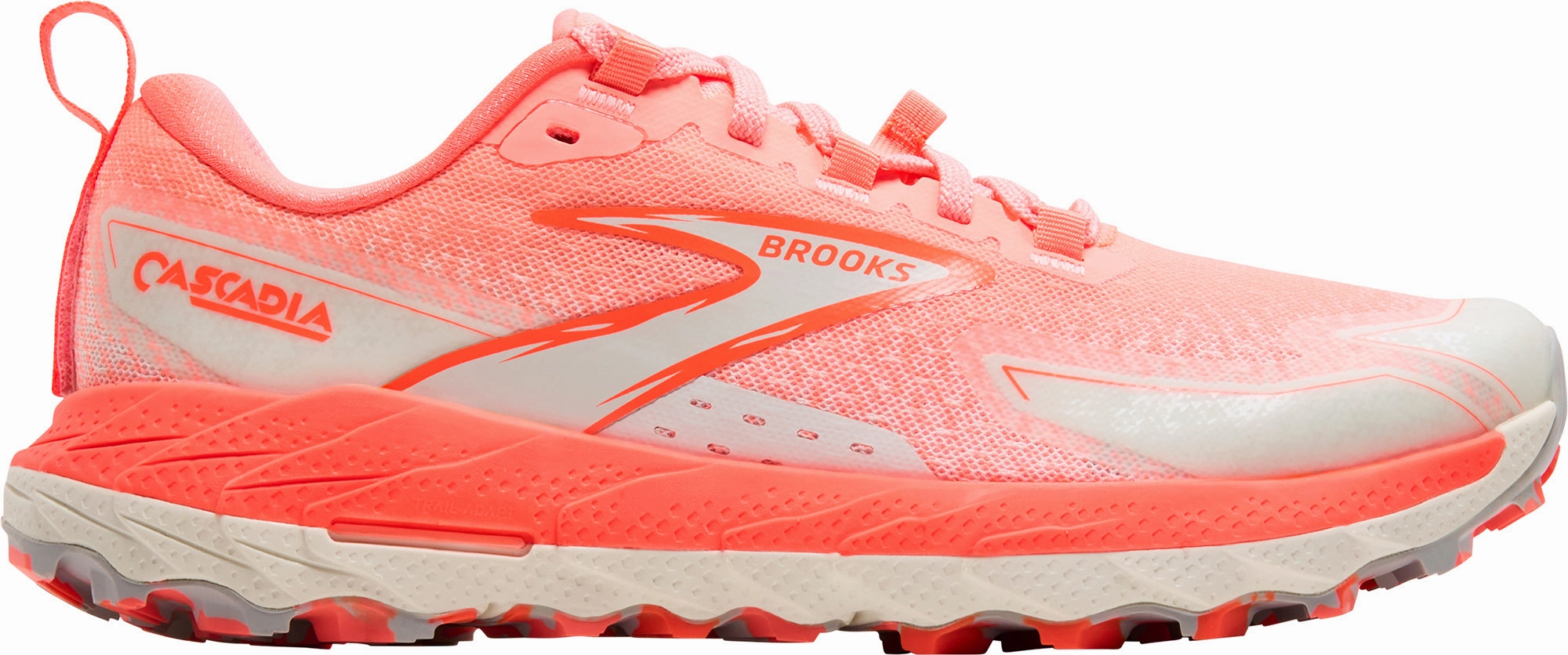padded - feature shoes Brooks Cascadia 18 Womens Trail Running Shoes - Orange