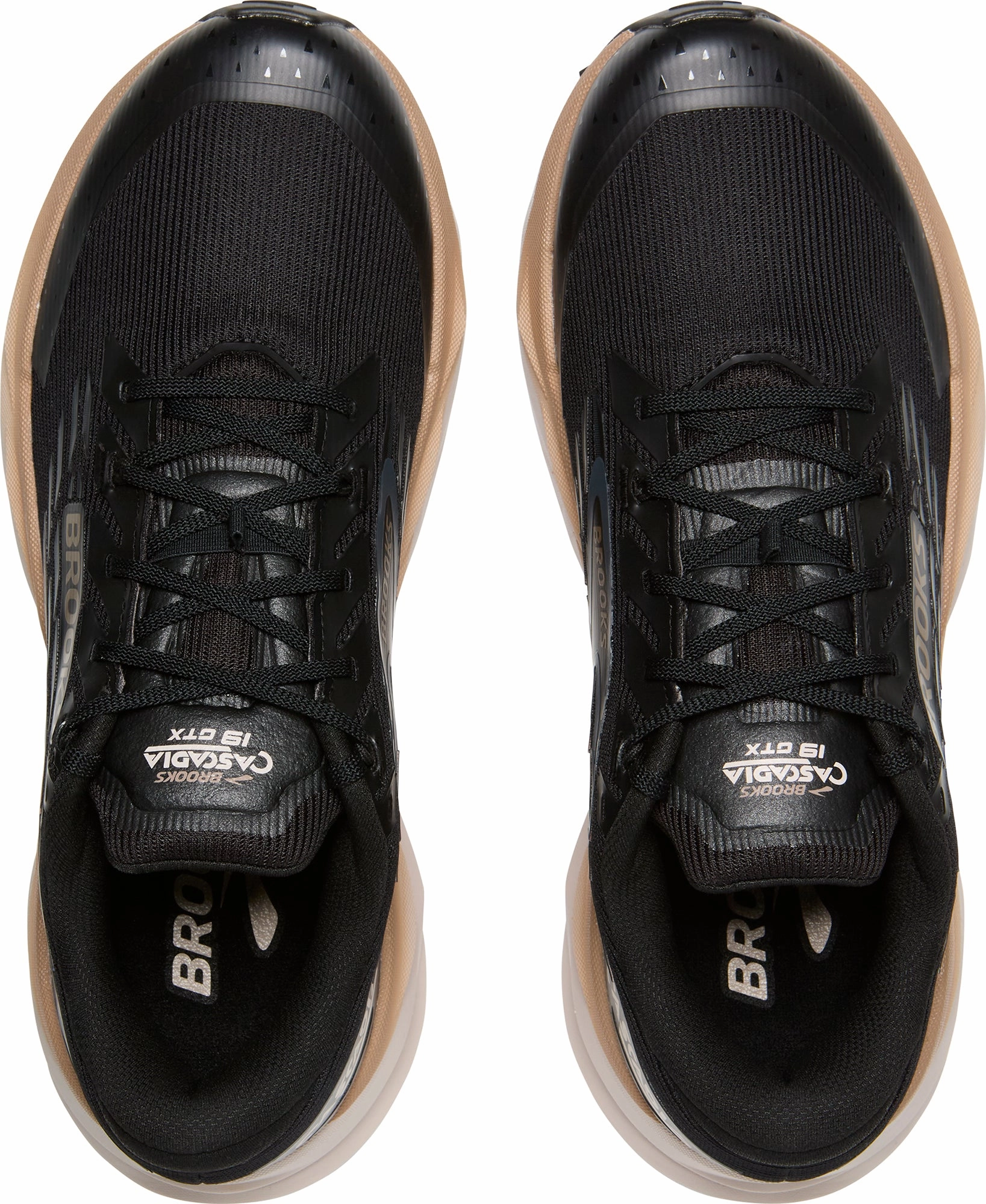 Brooks Cascadia 19 GORE-TEX Mens Trail Running Shoes - Black Arch Support Shoes sailing shoes