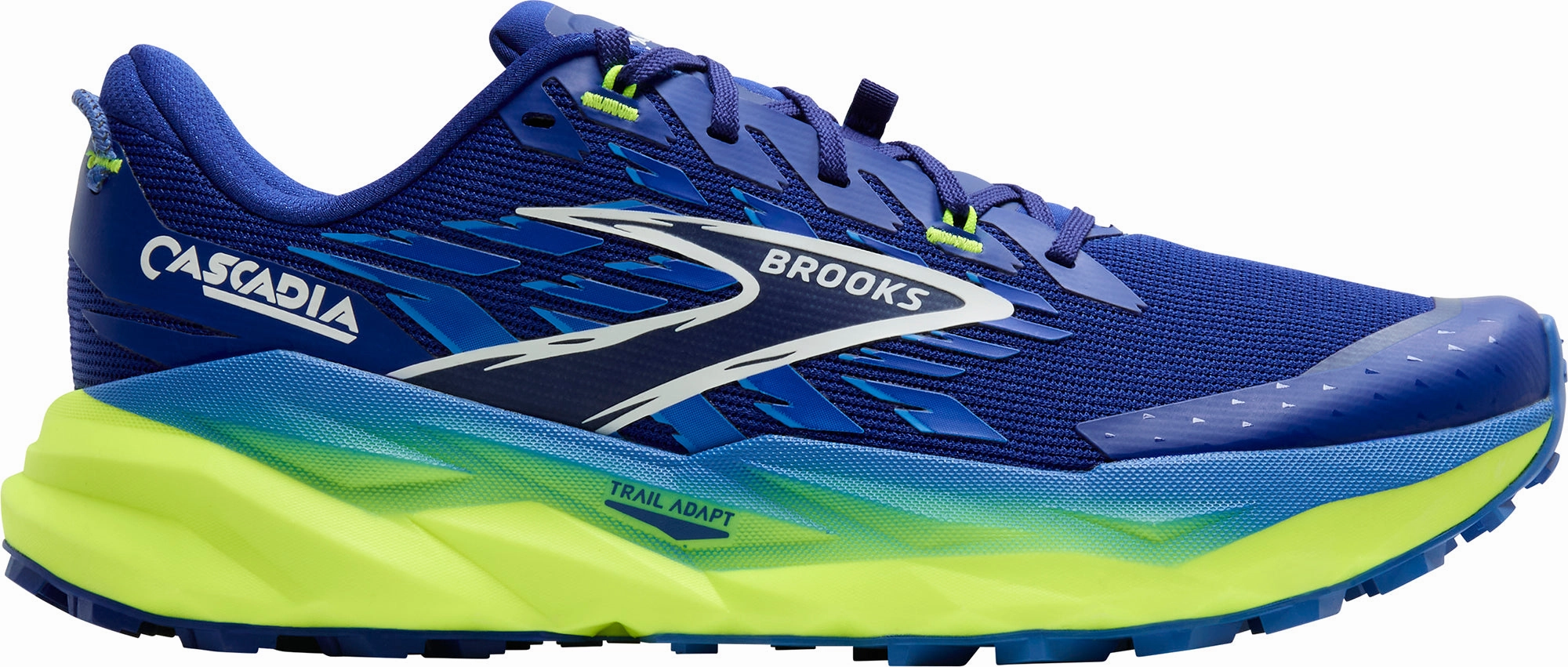 Brooks Cascadia 19 Mens Trail Running Shoes - Blue Efficient Comfort speed training footwear