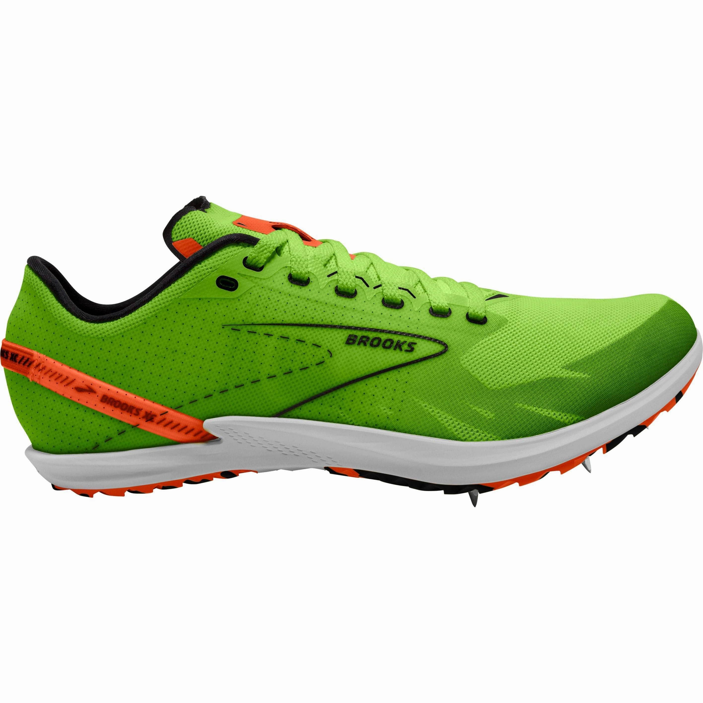 Brooks Draft XC Cross Country Spikes - Green Quick Agility
