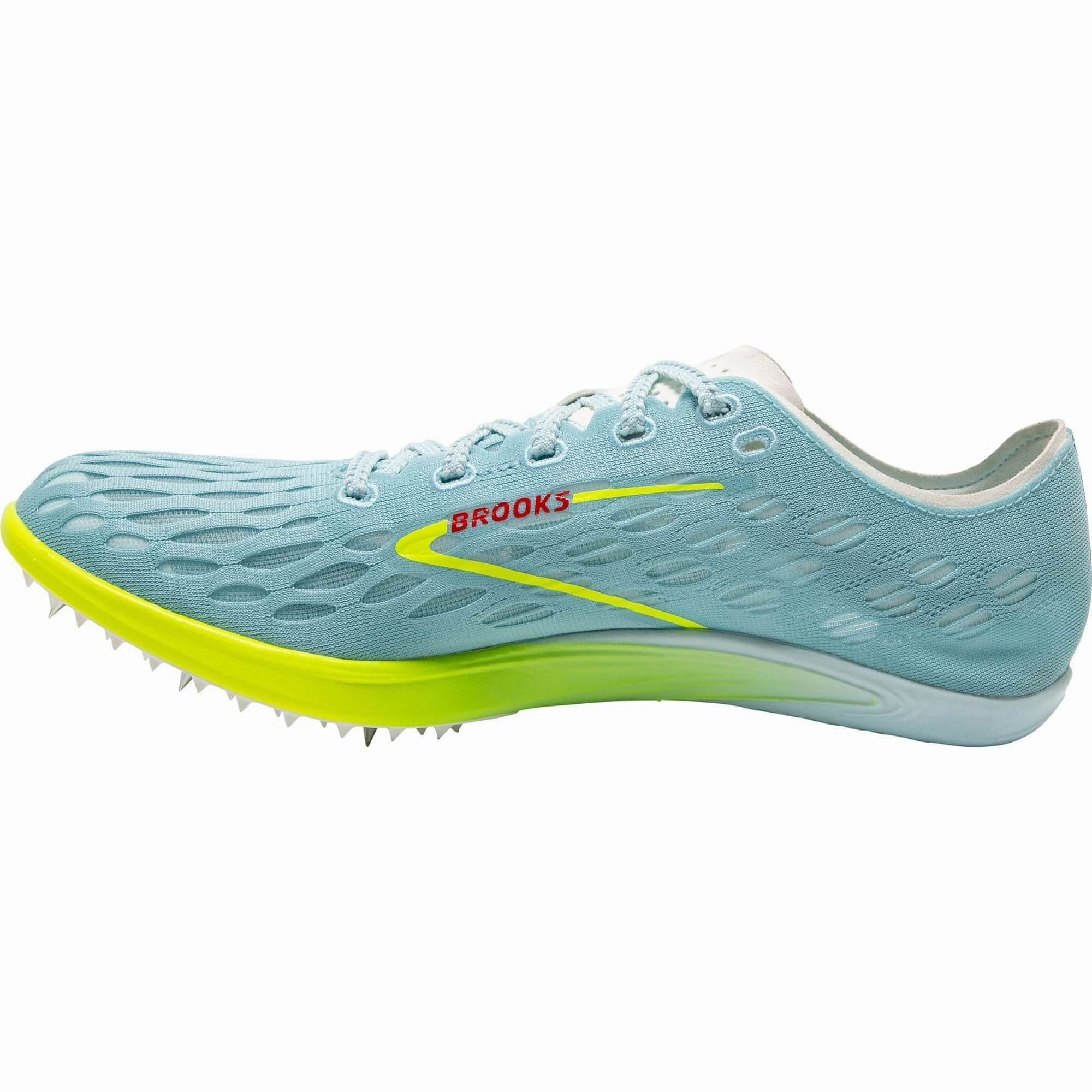 Narrow Fit Brooks ELMN8 7 Running Spikes - Blue