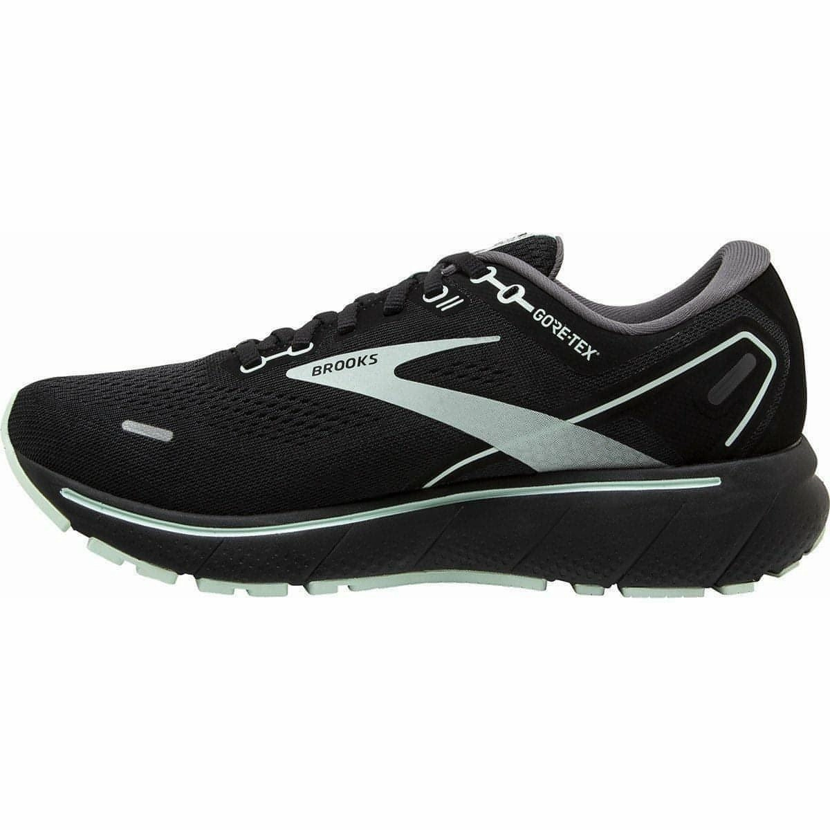 Dynamic Flex System Brooks Ghost 14 GORE-TEX Womens Running Shoes - Black