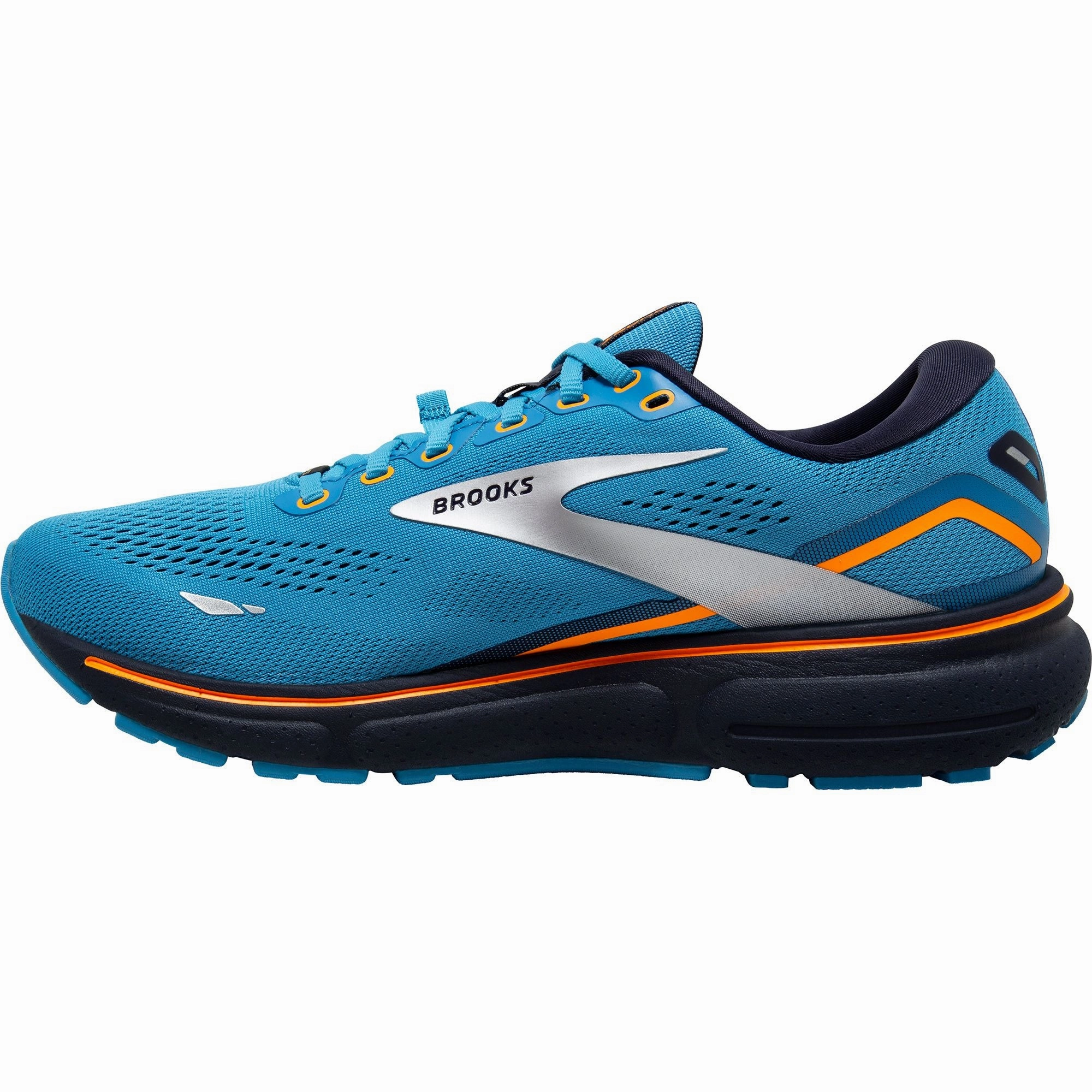 Dynamic Heel Stabilizer Pastel color Brooks Ghost 15 GORE-TEX Mens Running Shoes - Blue