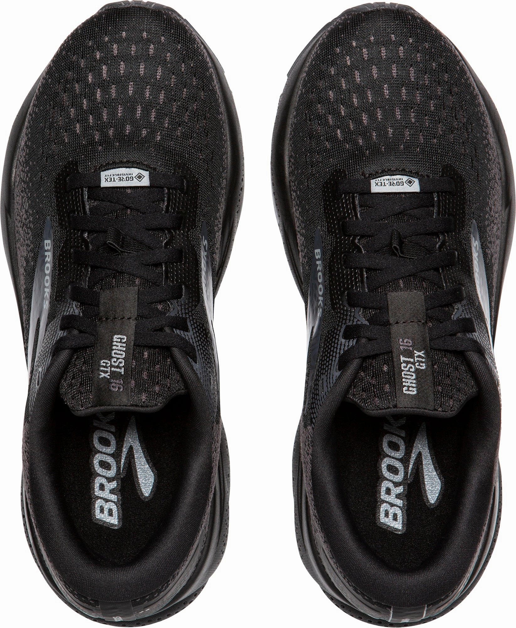 standard - fit Brooks Ghost 16 GORE-TEX Womens Running Shoes - Black